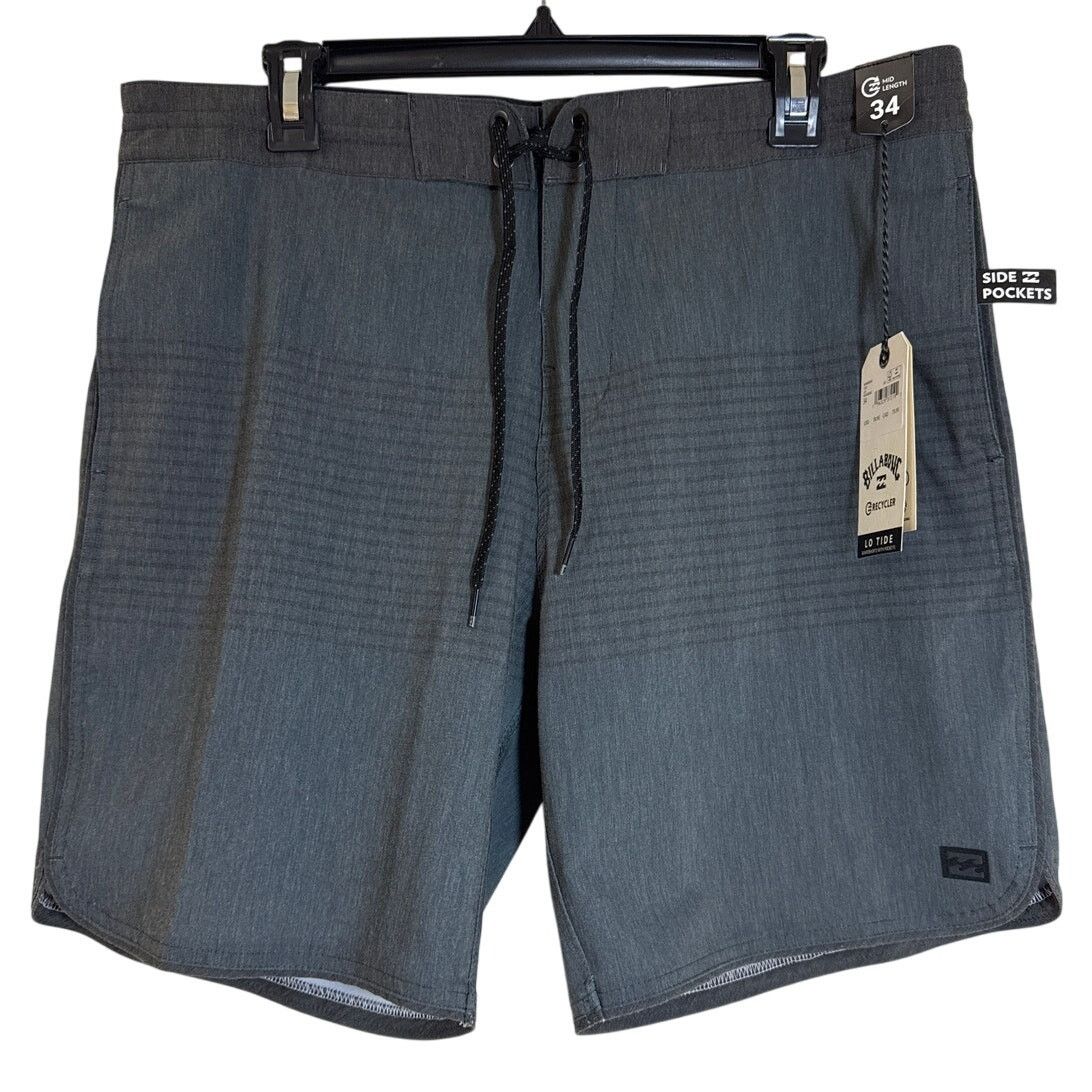 Billabong NWT Men’s Billabong Low Tide Board Shorts 34 Mid Length Gray Size US 34 / EU 50 - 1 Thumbnail