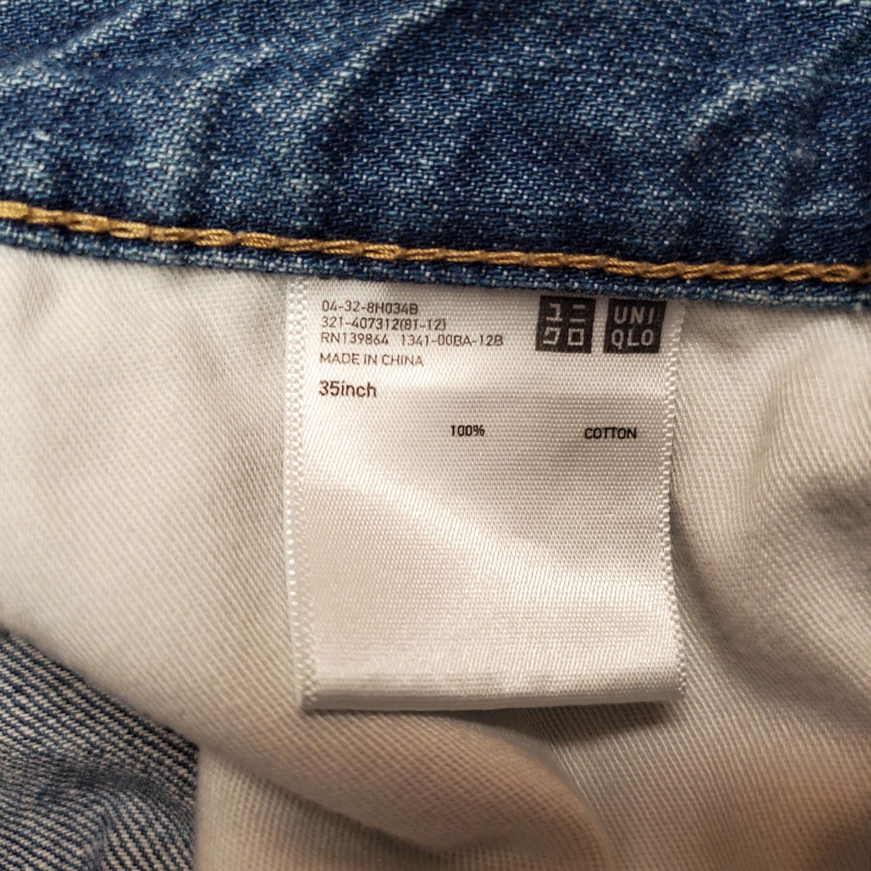 Uniqlo Uniqlo Shorts Womens 35x6 blue Denim Cutoff Flat Front Twill Jorts Pants Blackout? Size 24" / US 00 / IT 34 - 3 Thumbnail