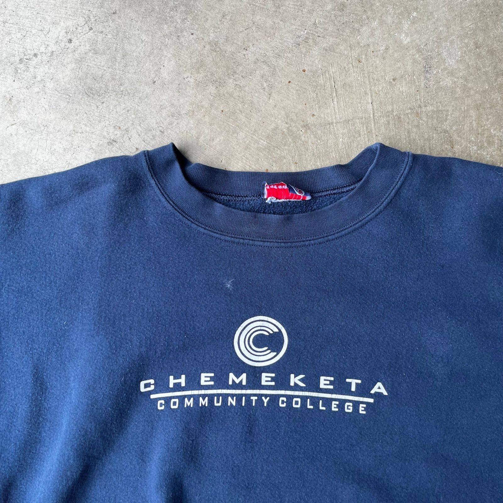 Vintage VINTAGE CHEMEKETA COMMUNITY COLLEGE SWEATSHIRT LARGE BLUE Size US L / EU 52-54 / 3 - 1 Thumbnail