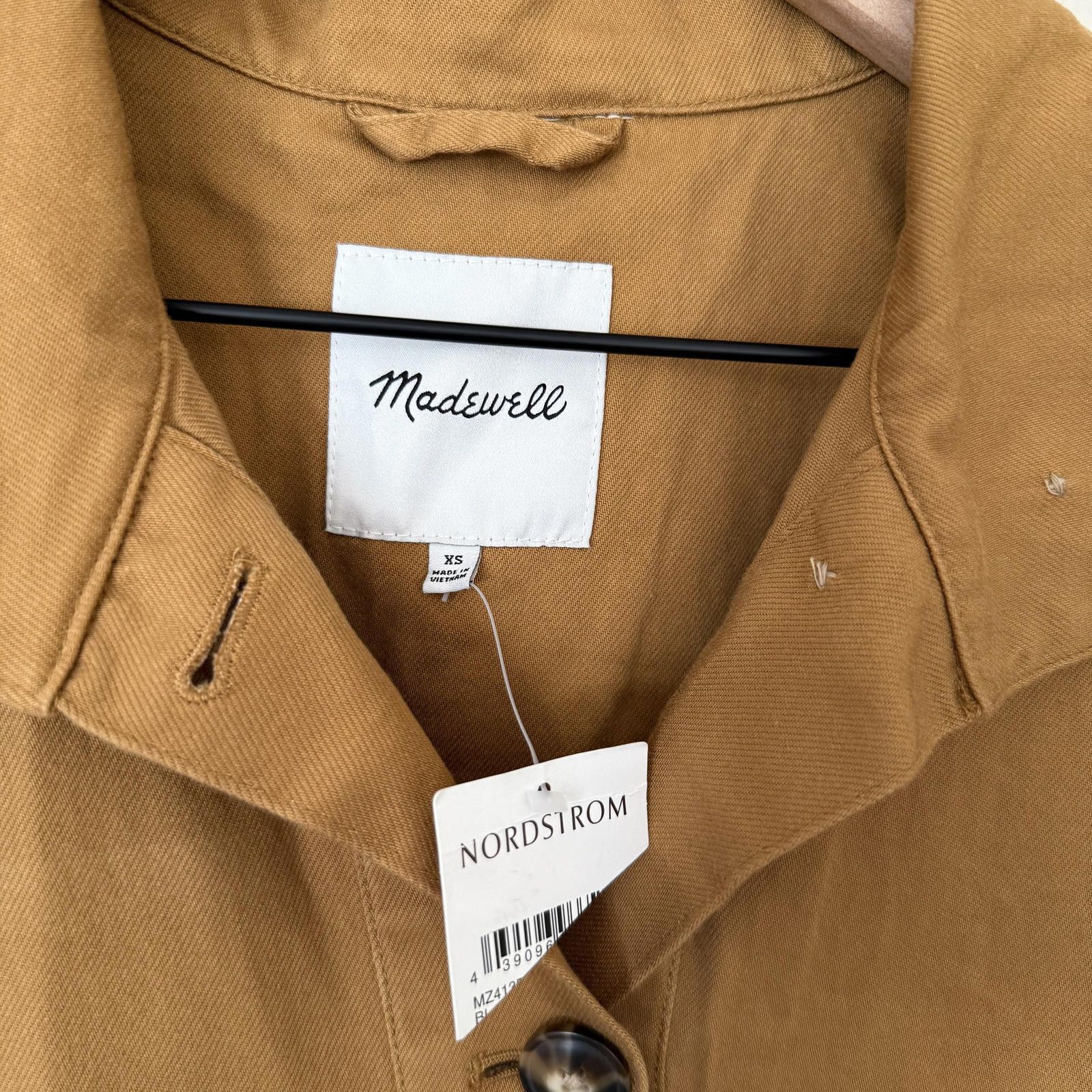 Madewell Madewell Jacket Women's XS Brown NWT Size XS / US 0-2 / IT 36-38 - 2 Thumbnail