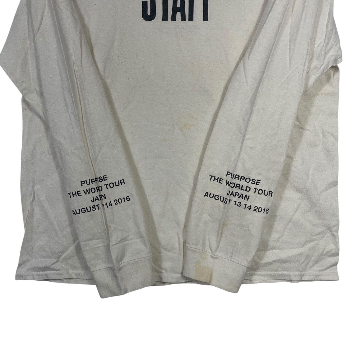 Justin Bieber Justin Bieber “Purpose World Tour” STAFF Long Sleeve T-Shirt Size US L / EU 52-54 / 3 - 5 Thumbnail
