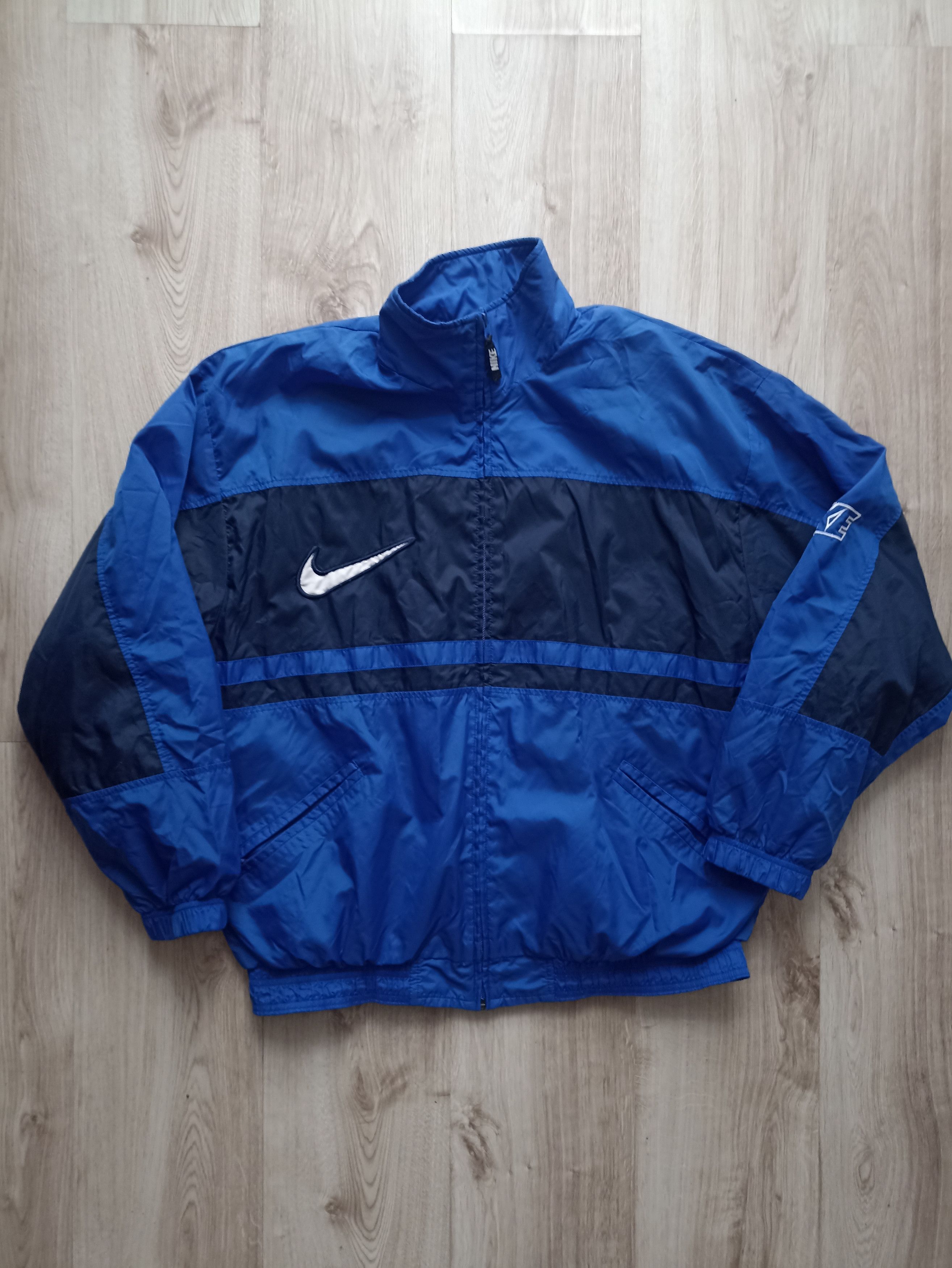 Nike blue nike jacket fashion y2k oldschool Size US L / EU 52-54 / 3 - 1 Thumbnail