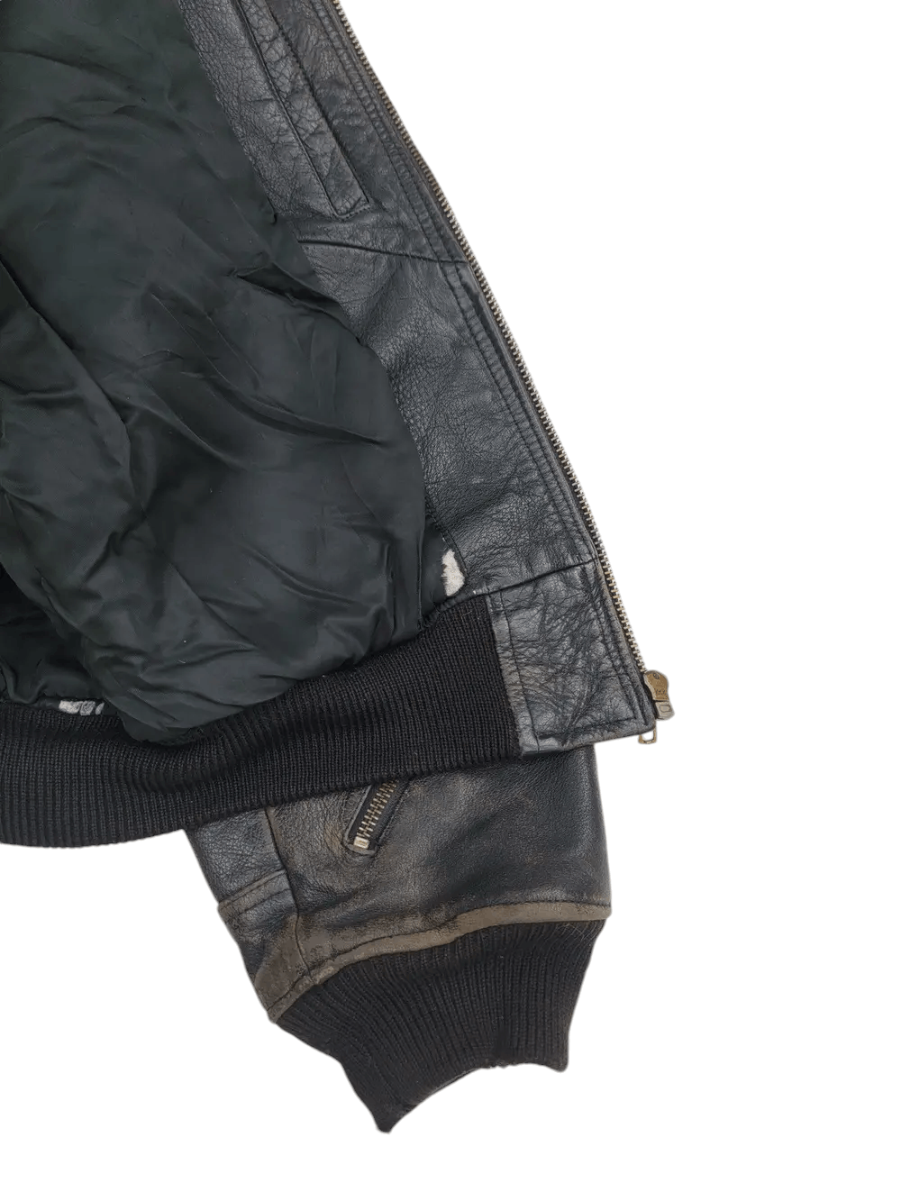 Vintage Vintage Kushitani Leather Jacket Embroided Logo Size US L / EU 52-54 / 3 - 10 Thumbnail