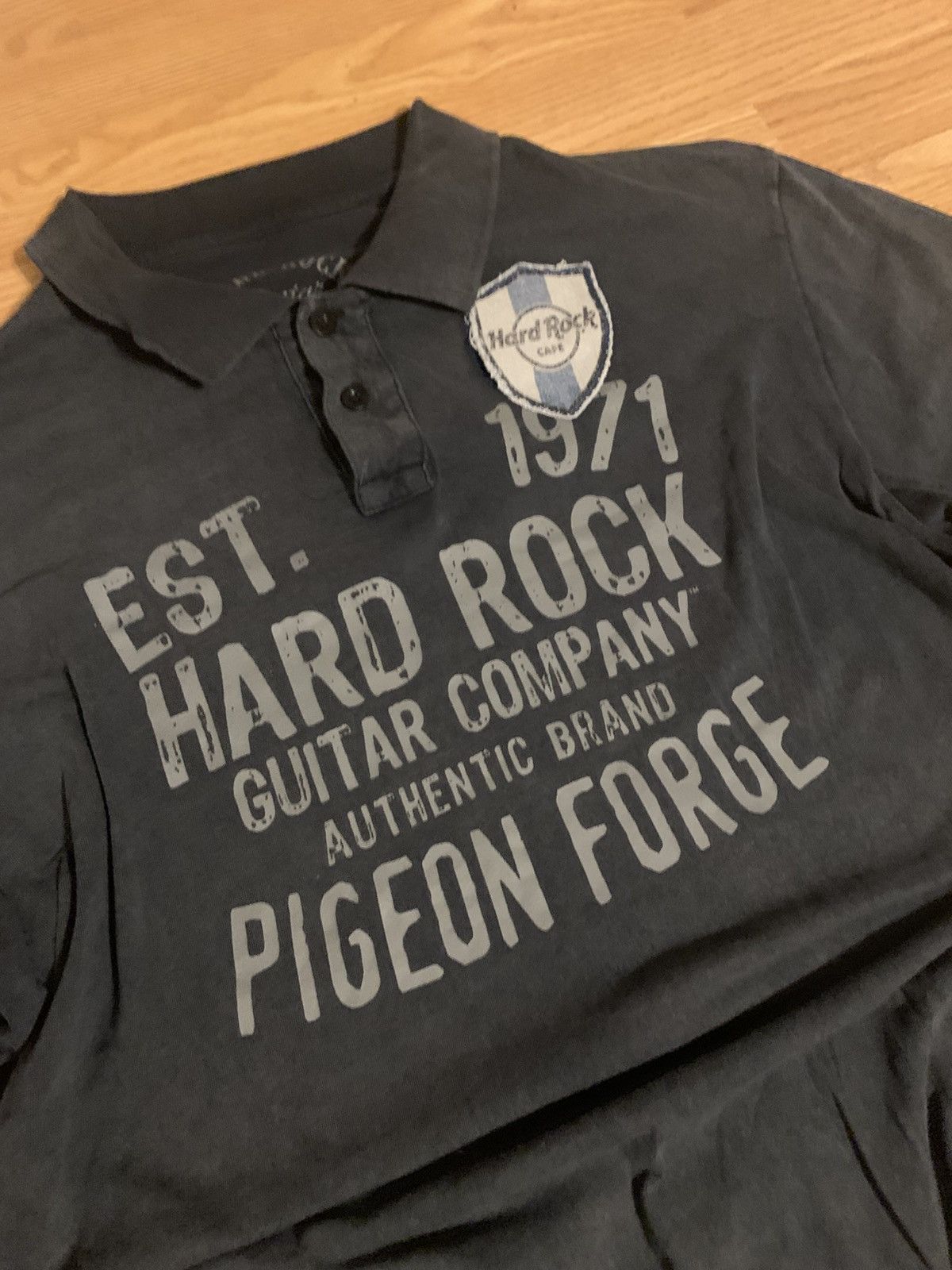 Hard Rock Cafe Black Hard Rock Cafe Polo Size US L / EU 52-54 / 3 - 1 Thumbnail