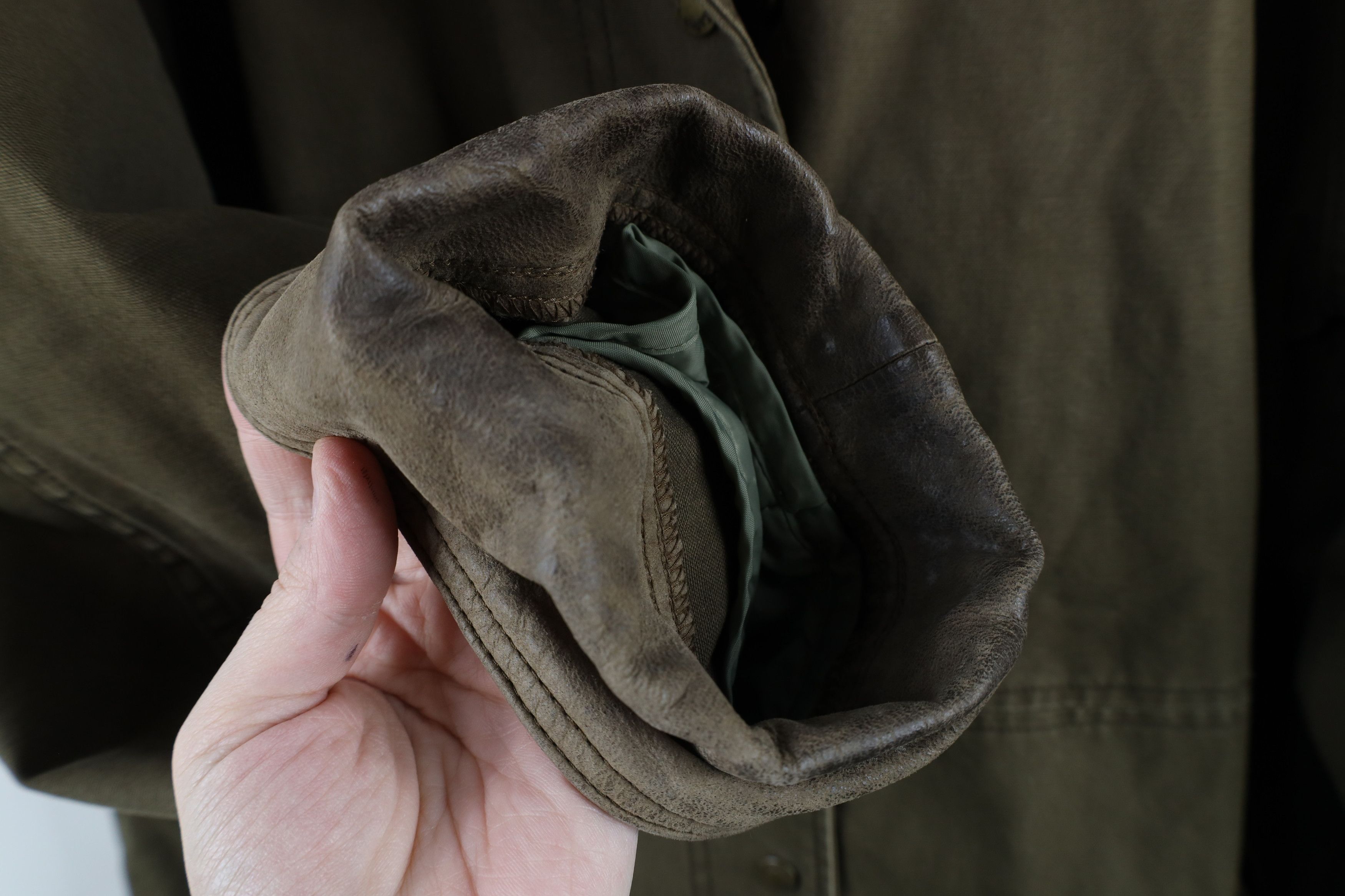 Cabelas × Vintage Vintage 90s Cabelas Lined Heavy Canvas Duster Jacket Green Size XL / US 12-14 / IT 48-50 - 6 Thumbnail
