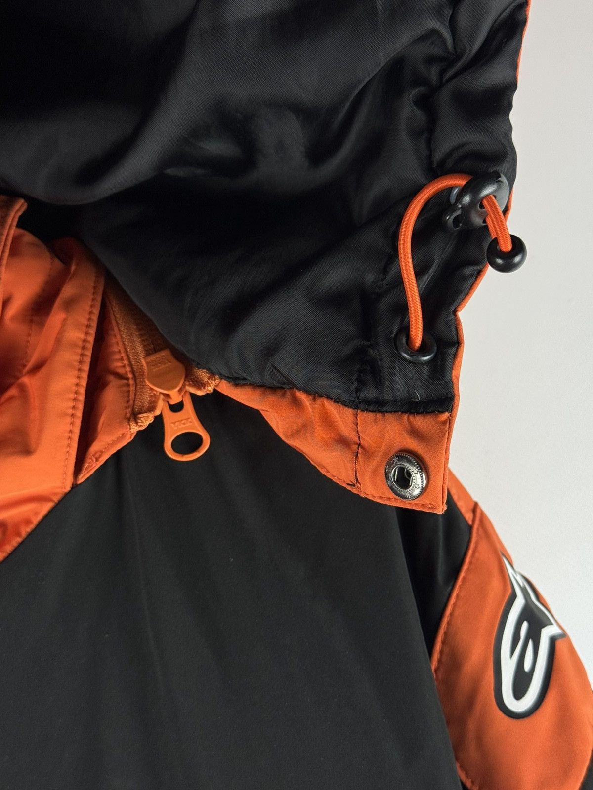 Fox Racing KTM Racing Team PowerWear HardShell Jacket Black/Orange 2021 Size US XL / EU 56 / 4 - 9 Thumbnail