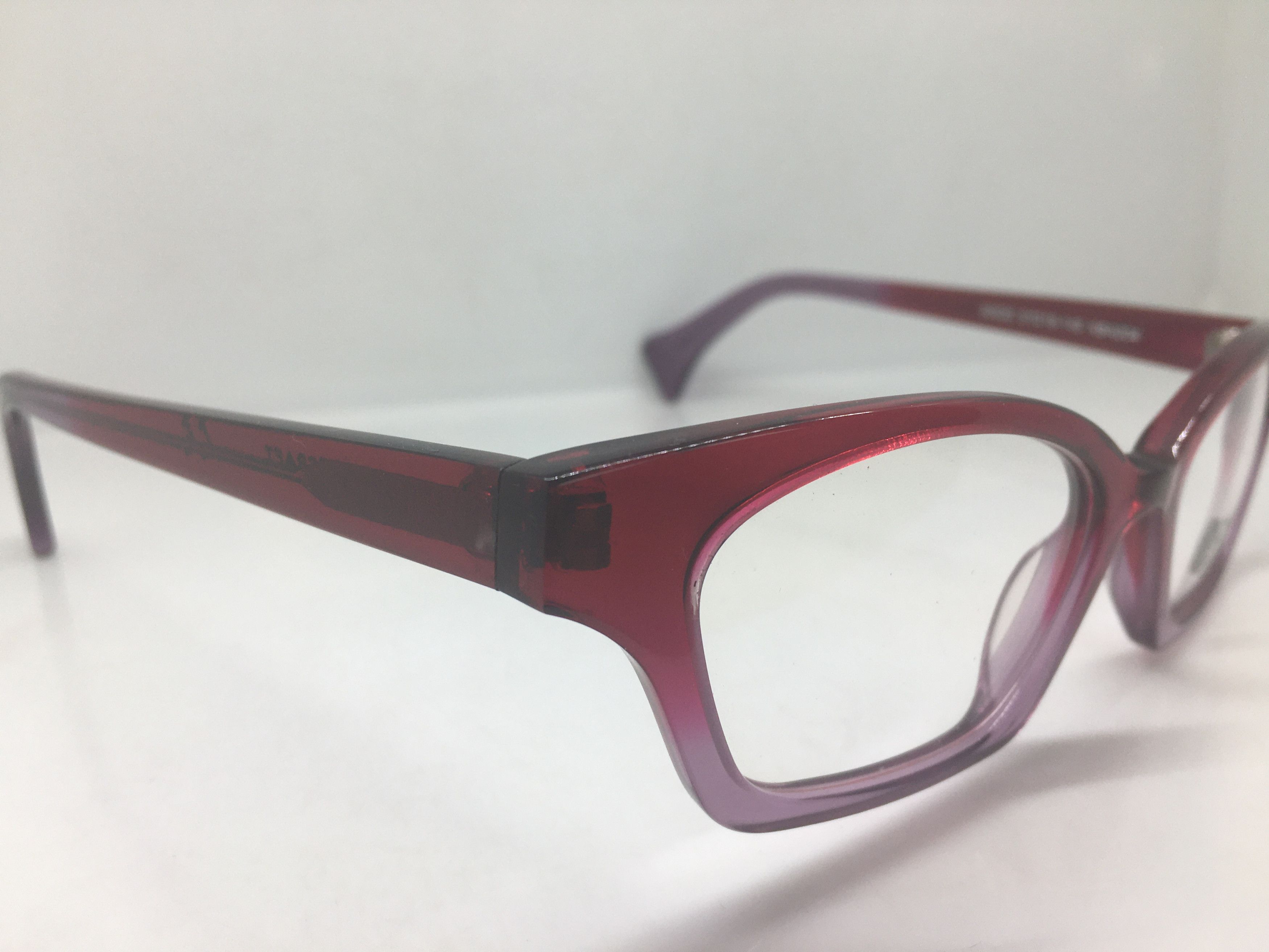 Other EYECRAFT 3002C Purish Red Cateye Eyeglasses Frame Size ONE SIZE - 2 Thumbnail