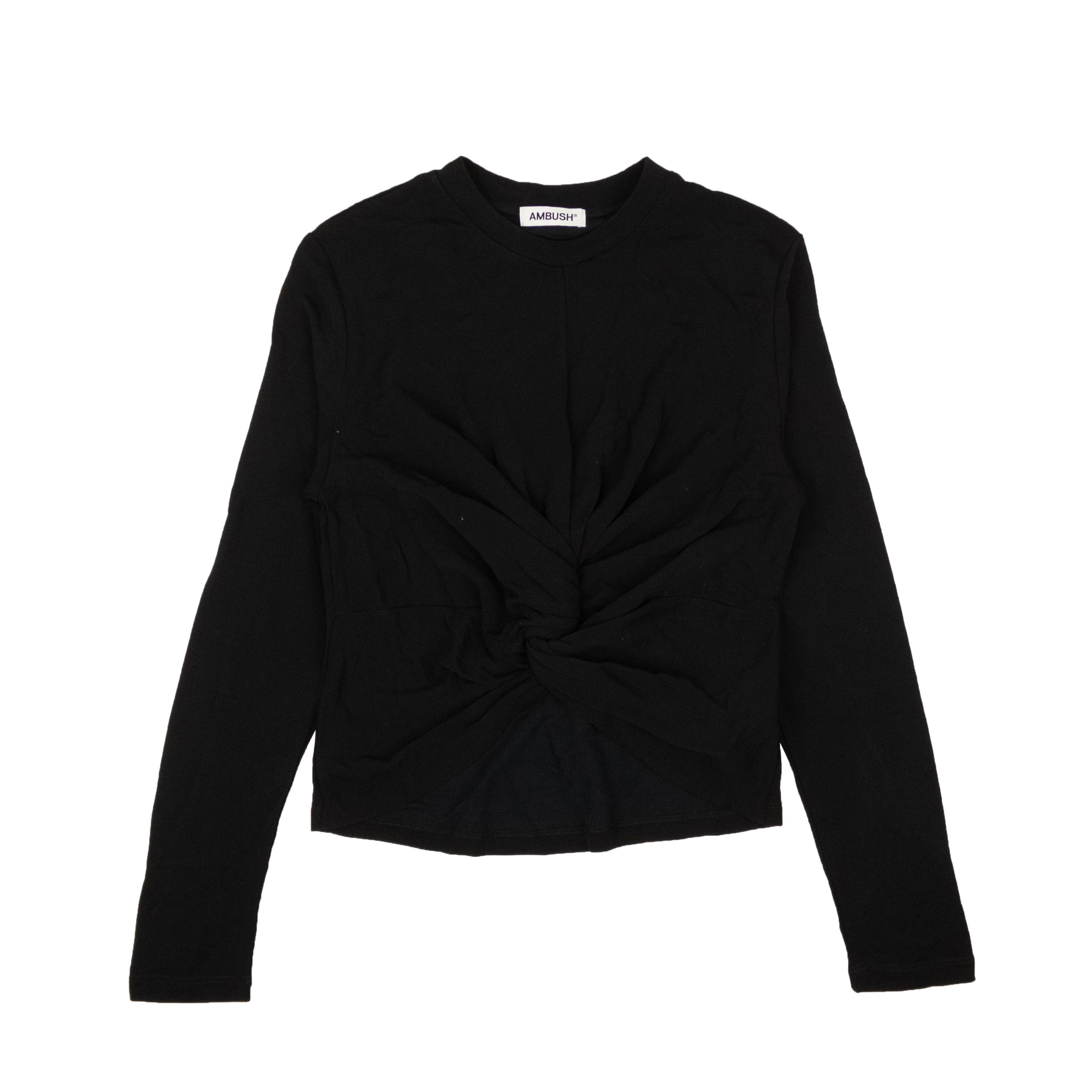 image of Ambush Design Black Knot Long sleeve T-Shirt Size S, Women's