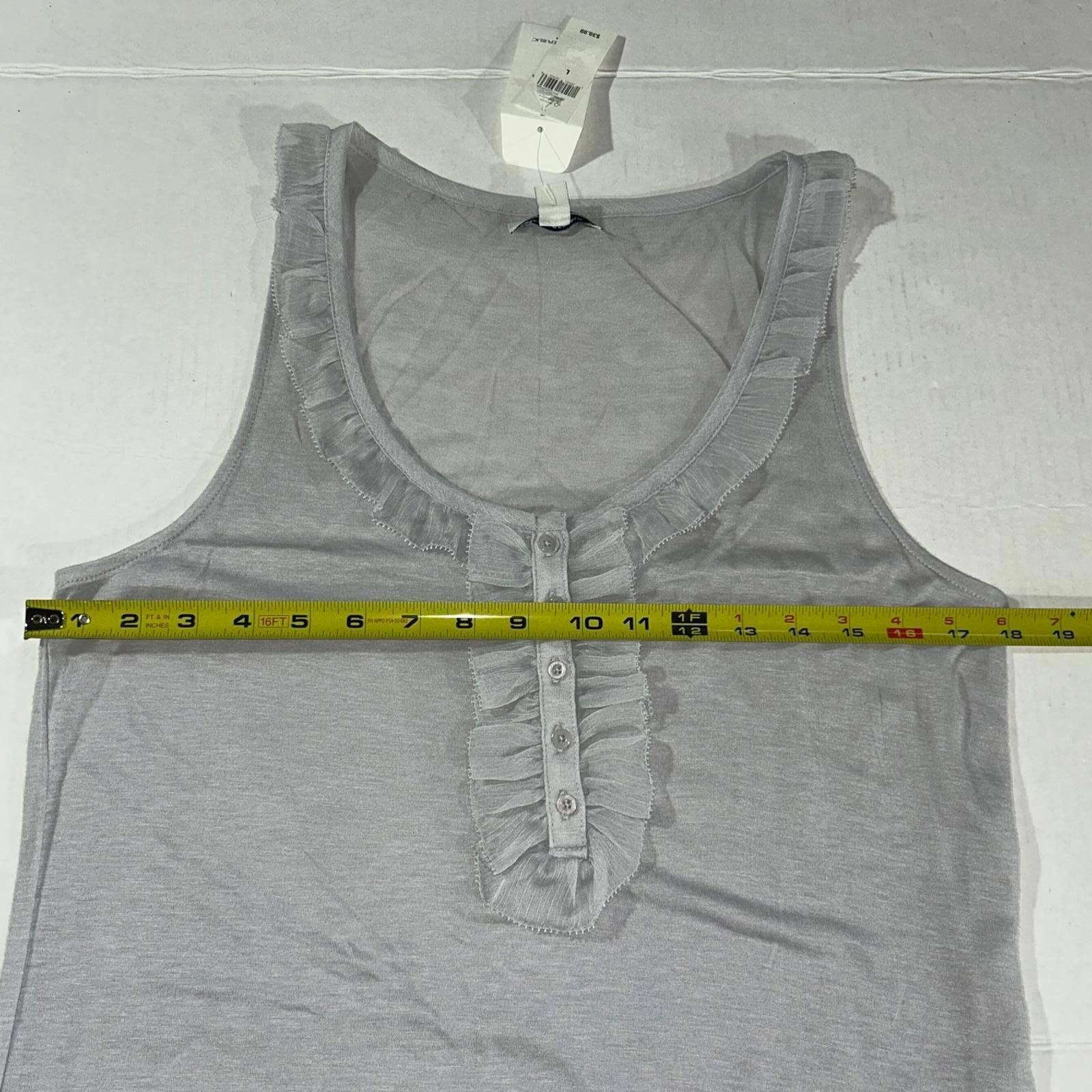 Banana Republic NWT - Banana Republic Ruffle Tank, Large Size L / US 10 / IT 46 - 6 Thumbnail