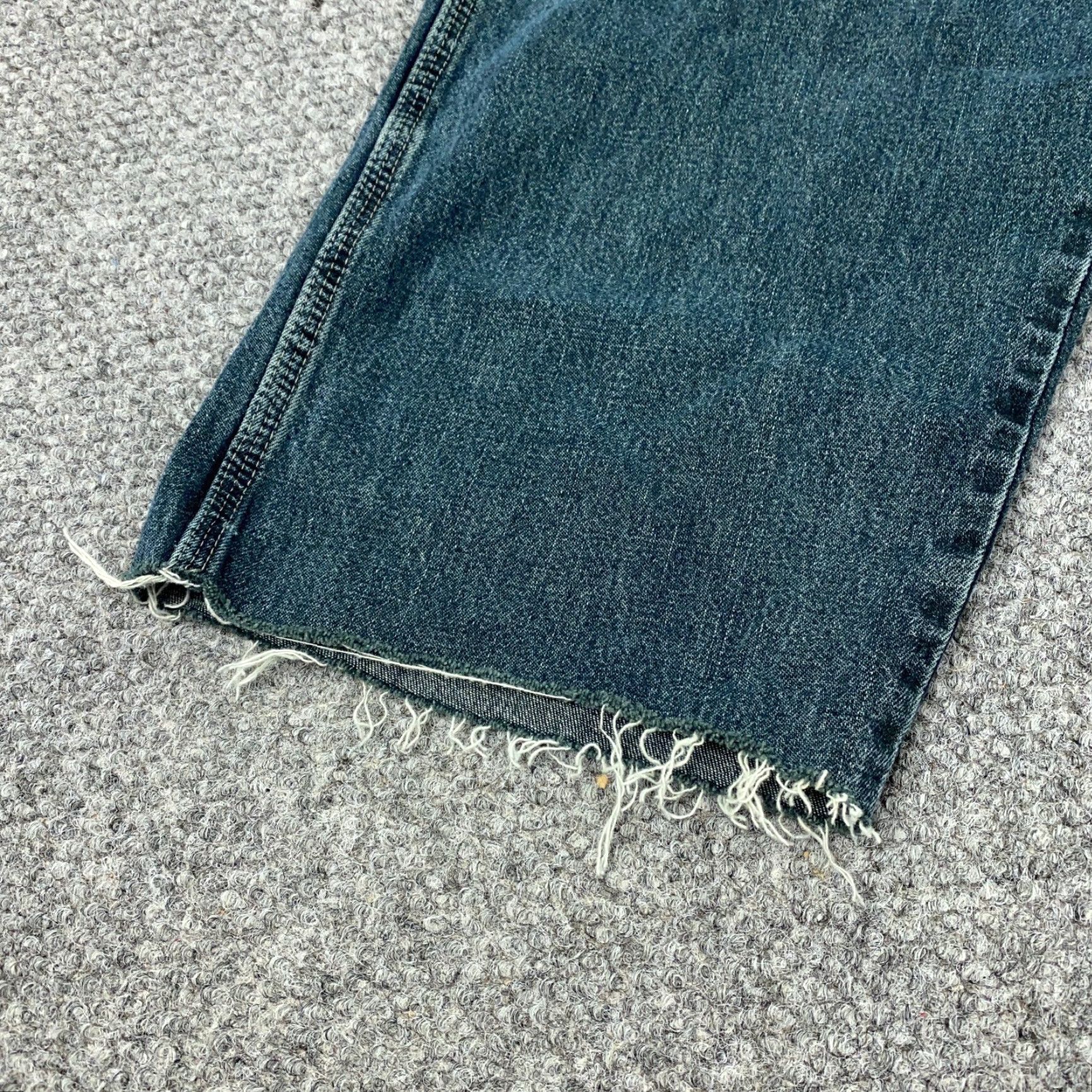 Wrangler VINTAGE Wrangler Jeans Men 34x30 Relaxed Fit Denim Blue 90s Grunge Baggy Carpenter Inspired Size US 33 - 5 Thumbnail