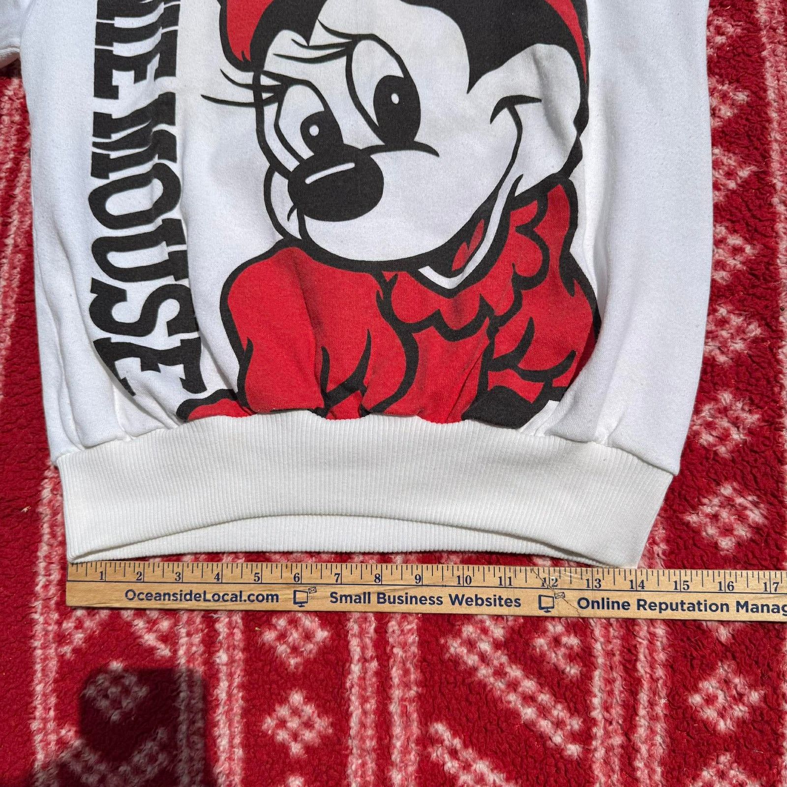 Disney 90s Disney Minnie Mouse Double Sided Big Graphic Sweatshirt Size M / US 6-8 / IT 42-44 - 8 Thumbnail