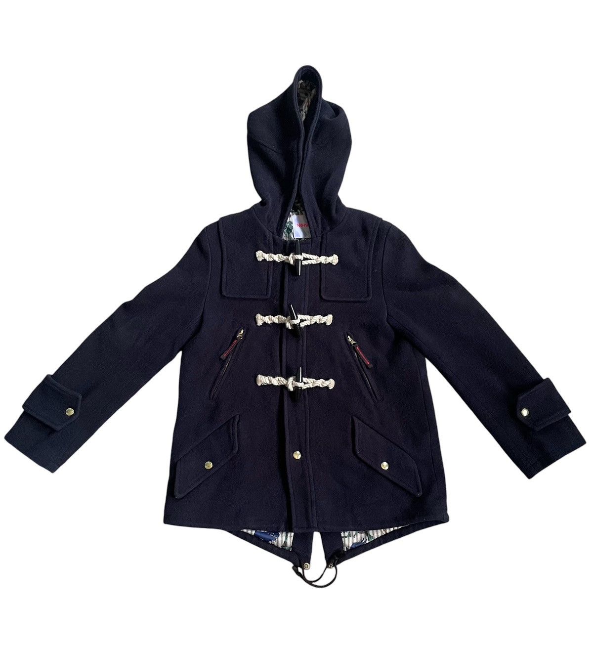Ne-Net Issey Miyake Ne-Net Hooded Duffle Fishtail Jacket Size US M / EU 48-50 / 2 - 2 Thumbnail
