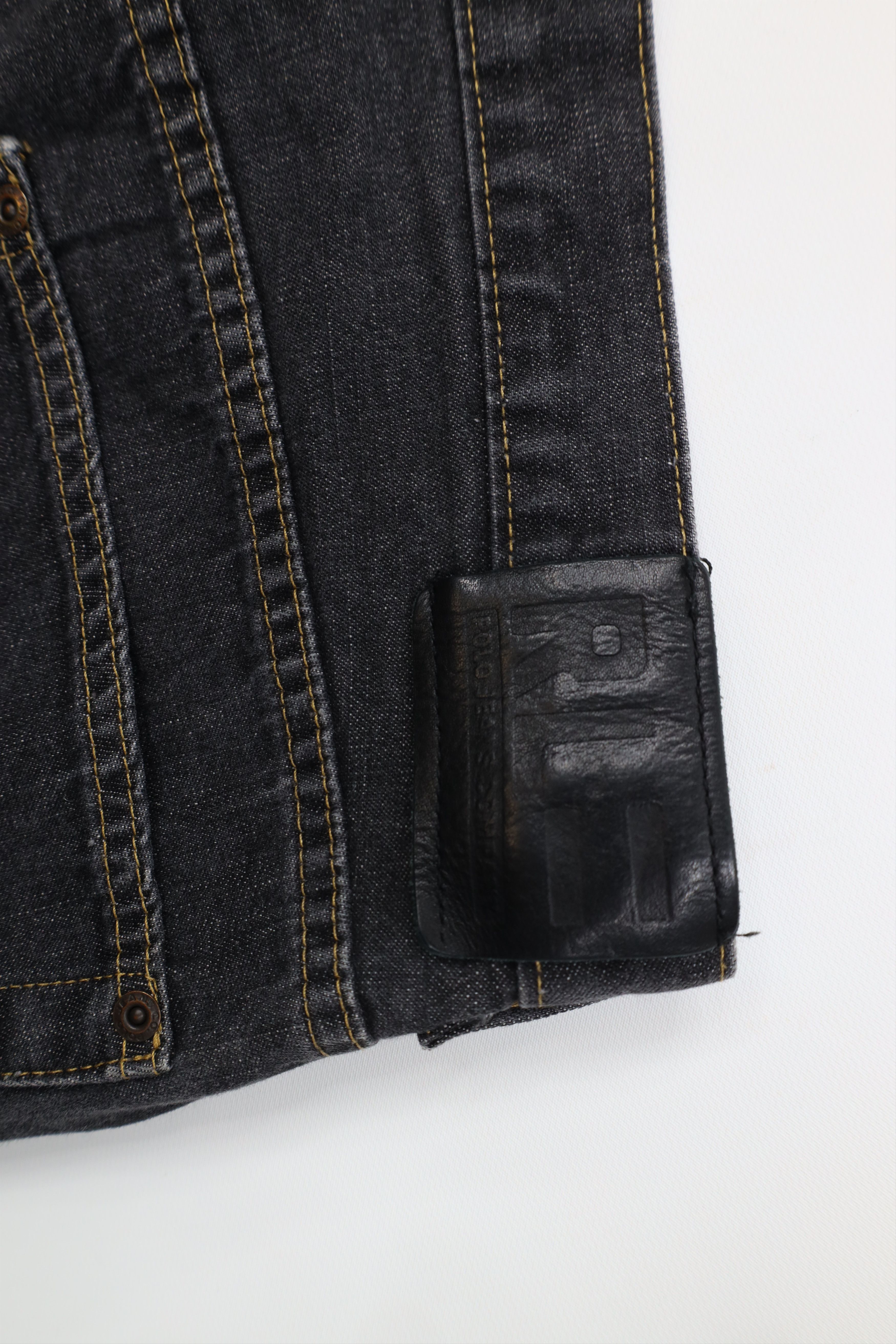Ralph Lauren Vintage 90s Ralph Lauren Wide Leg Carpenter Jeans Black Size US 34 / EU 50 - 15 Thumbnail
