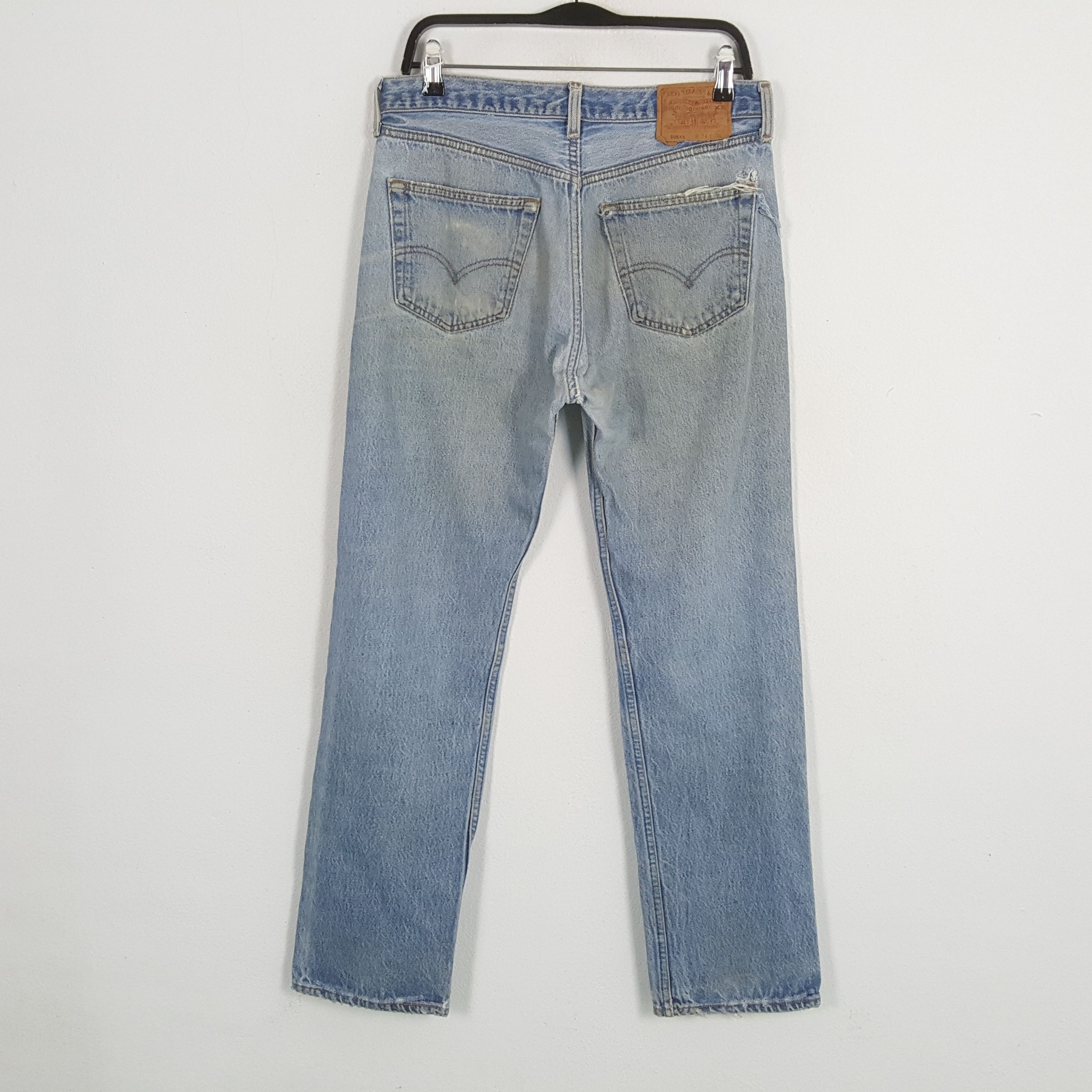 Levi's × Vintage LEVI'S 501 Daily Streetwear Style Distressed Jeans Size US 31 - 4 Thumbnail