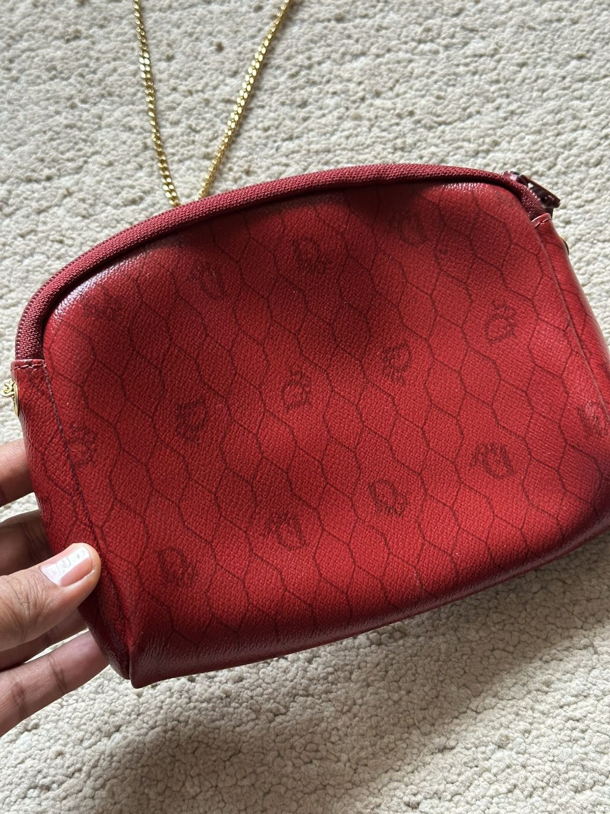 Dior 1990s Dior Monogram Chain Sling Bag Size ONE SIZE - 6 Thumbnail