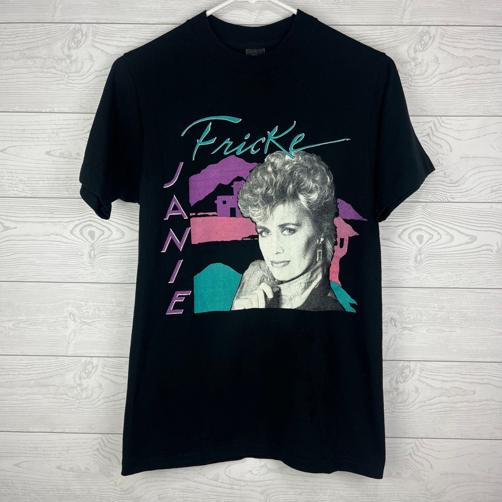Signed Janie Fricke Labor Of Love Tour Vintage Tee Size Med