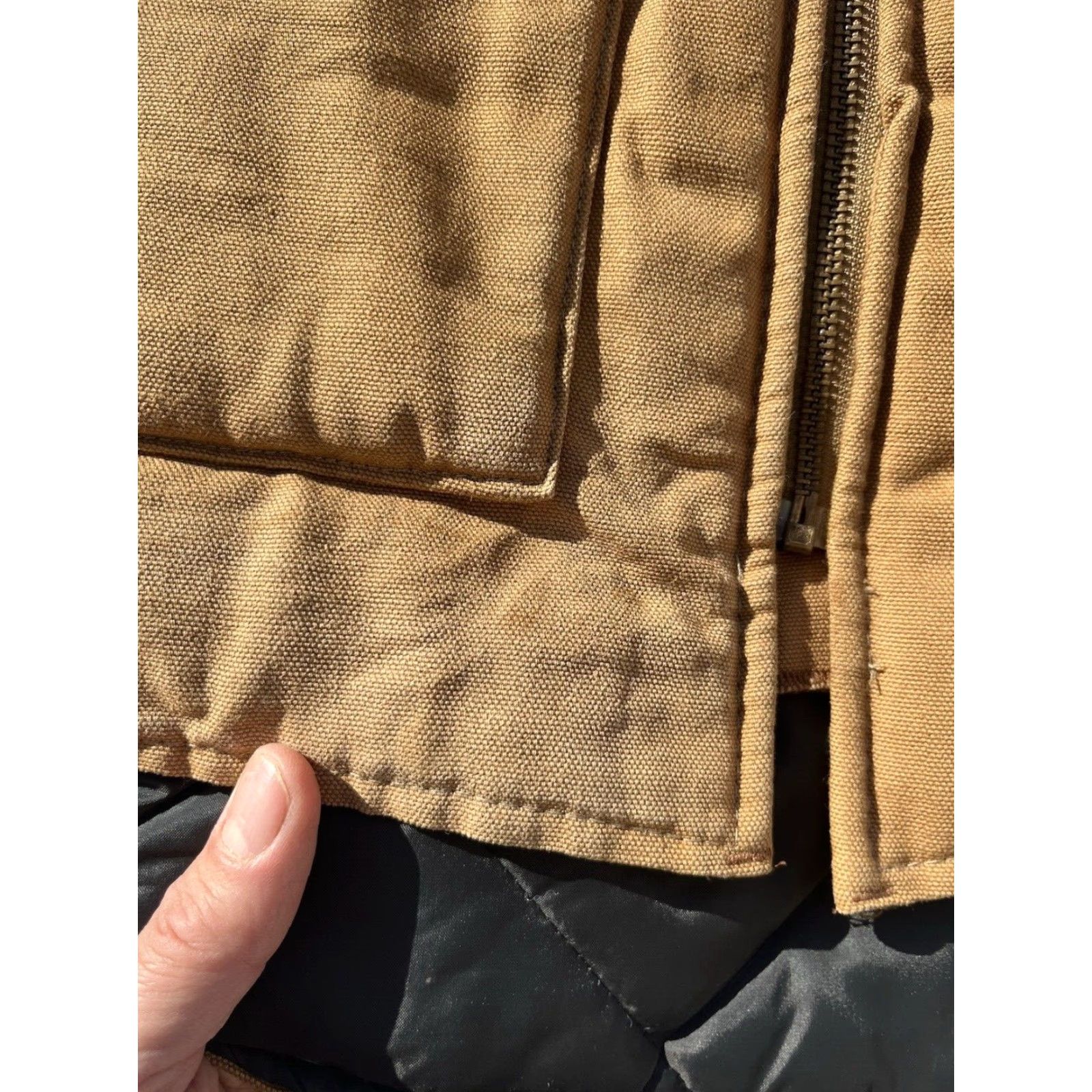 Carhartt Carhartt Vest Brown Solid MT Quilt Outdoor USA Duck Full Zip Mens Shirt Size US M / EU 48-50 / 2 - 7 Thumbnail