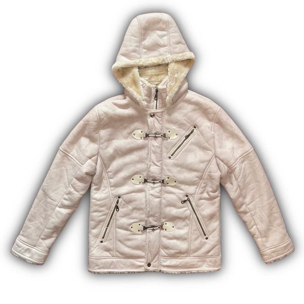 In The Attic In The Attic Faux-Shearling Hooded Jacket | Grailed