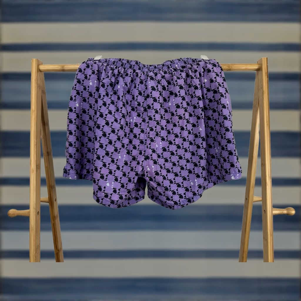 Nike Nike Challenge Court Tennis Shorts VTG 90s Purple L Mens RARE Bold Abstract Size US 33 - 1 Thumbnail