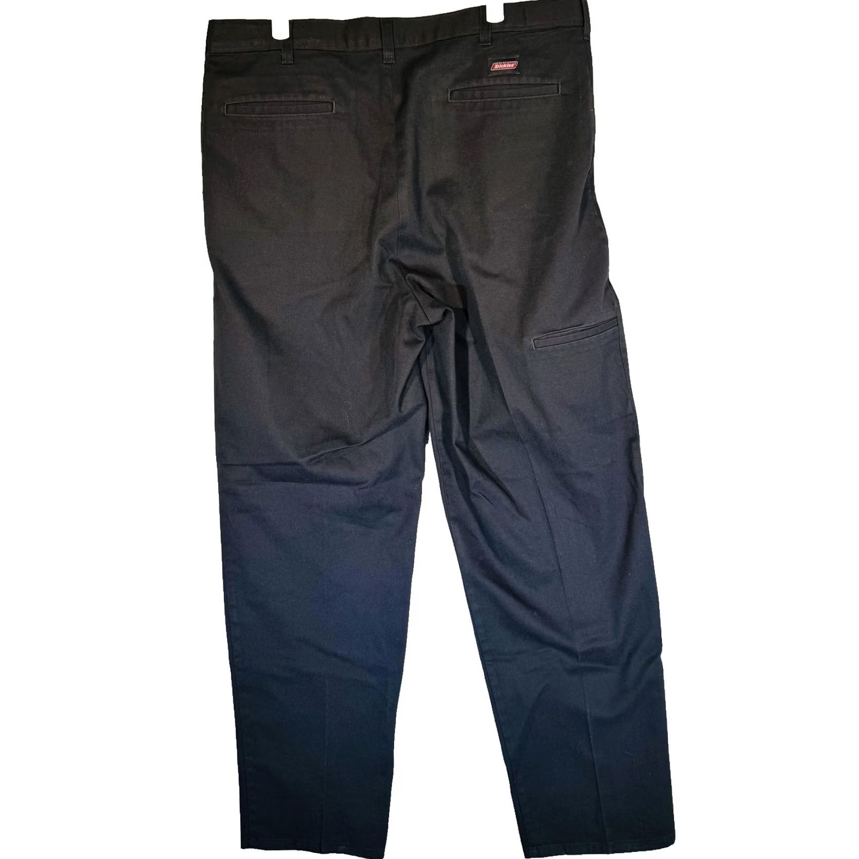 Dickies Dickies Pants Mens 36x34 Black Khakis Relaxed Canvas Polyester Blend Zip Fly Pants Mens Regular 36 Black Khakis Dickies Logo Pocket Belted Zip Fly USA Size US 36 / EU 52 - 6 Thumbnail