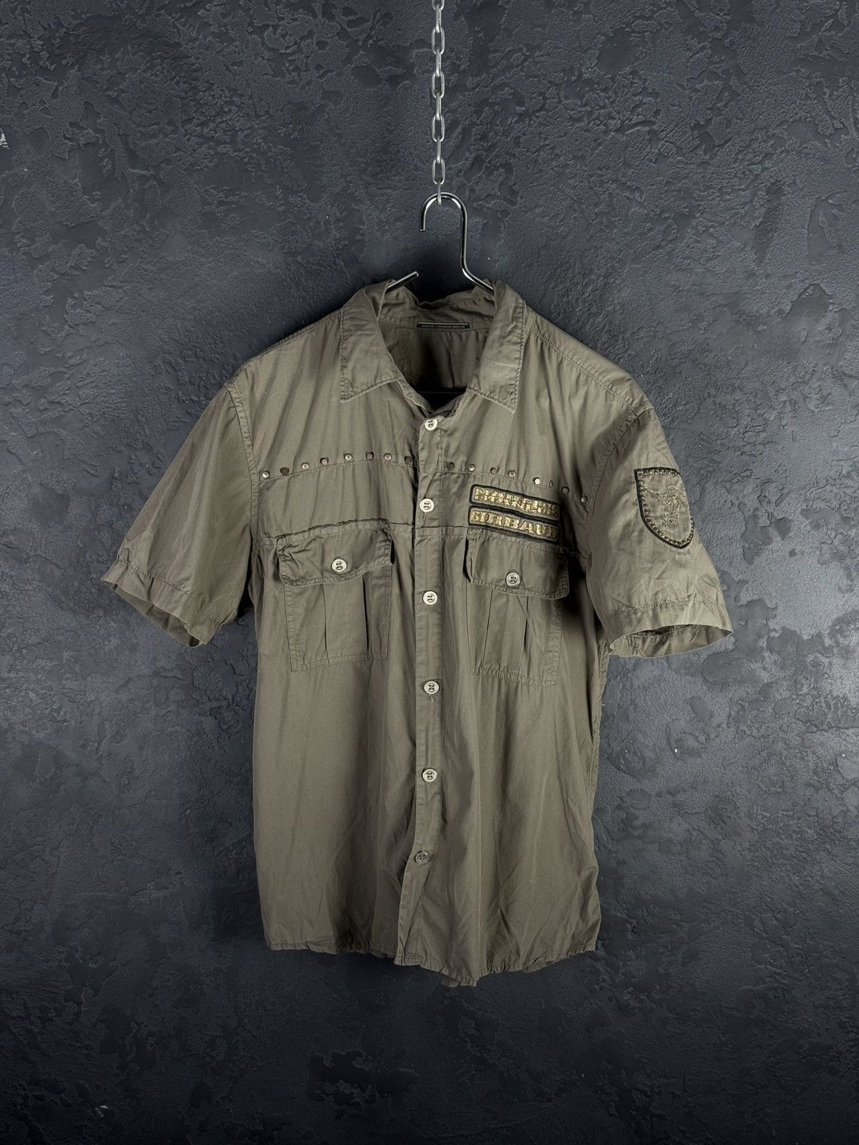 Marithe + Francois Girbaud 1990s Marithe Francois Girbaud Shirt Button Up Size L / US 10 / IT 46 - 1 Thumbnail