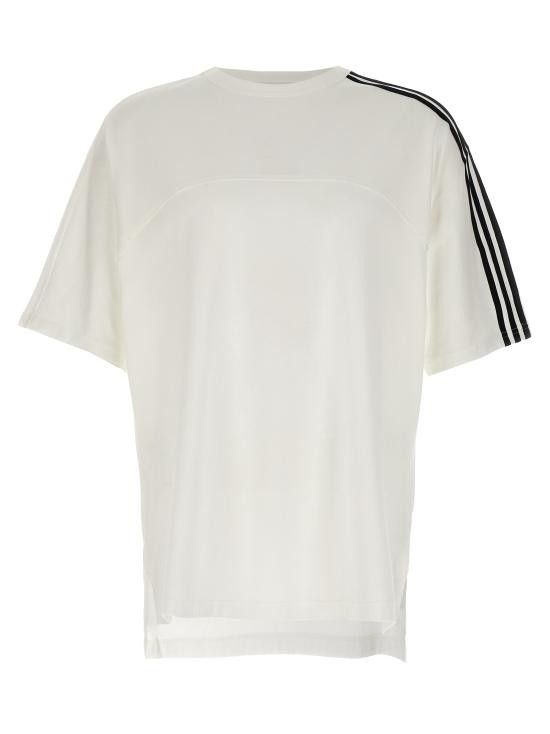 Tシャツ・カットソー Y-3 SS25 Y 3 T-Shirt (JM7845 WHITE) adidas Y-3 3-Stripes Short Sleeve Tee - White | adidas Singapore