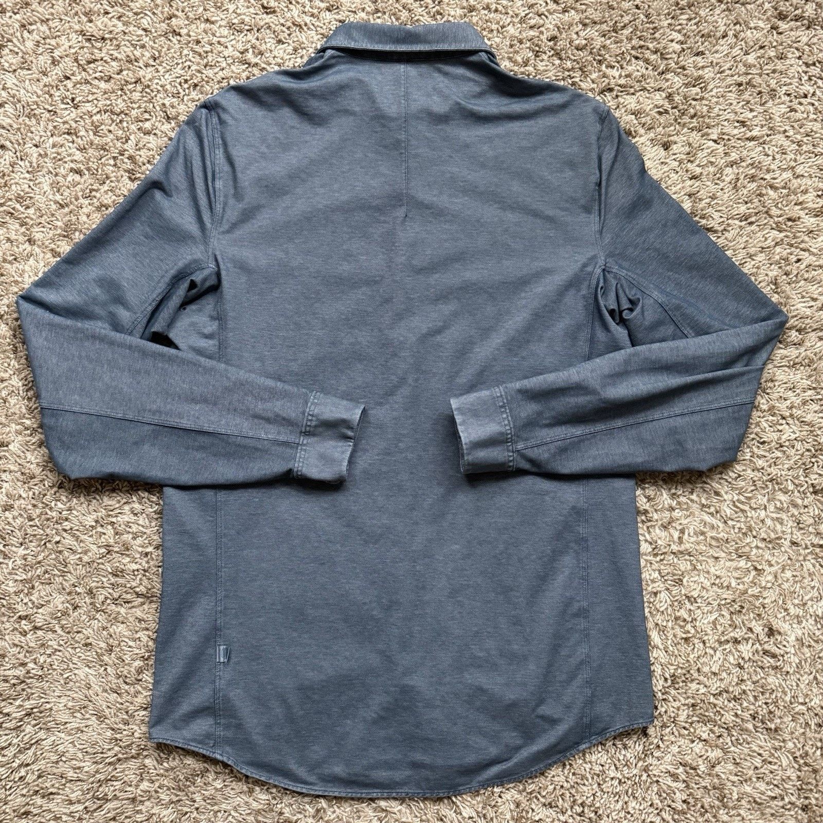 Lululemon LuluLemon Commission Button Up Blue Shirt Long Sleeve Size M Size US M / EU 48-50 / 2 - 6 Thumbnail
