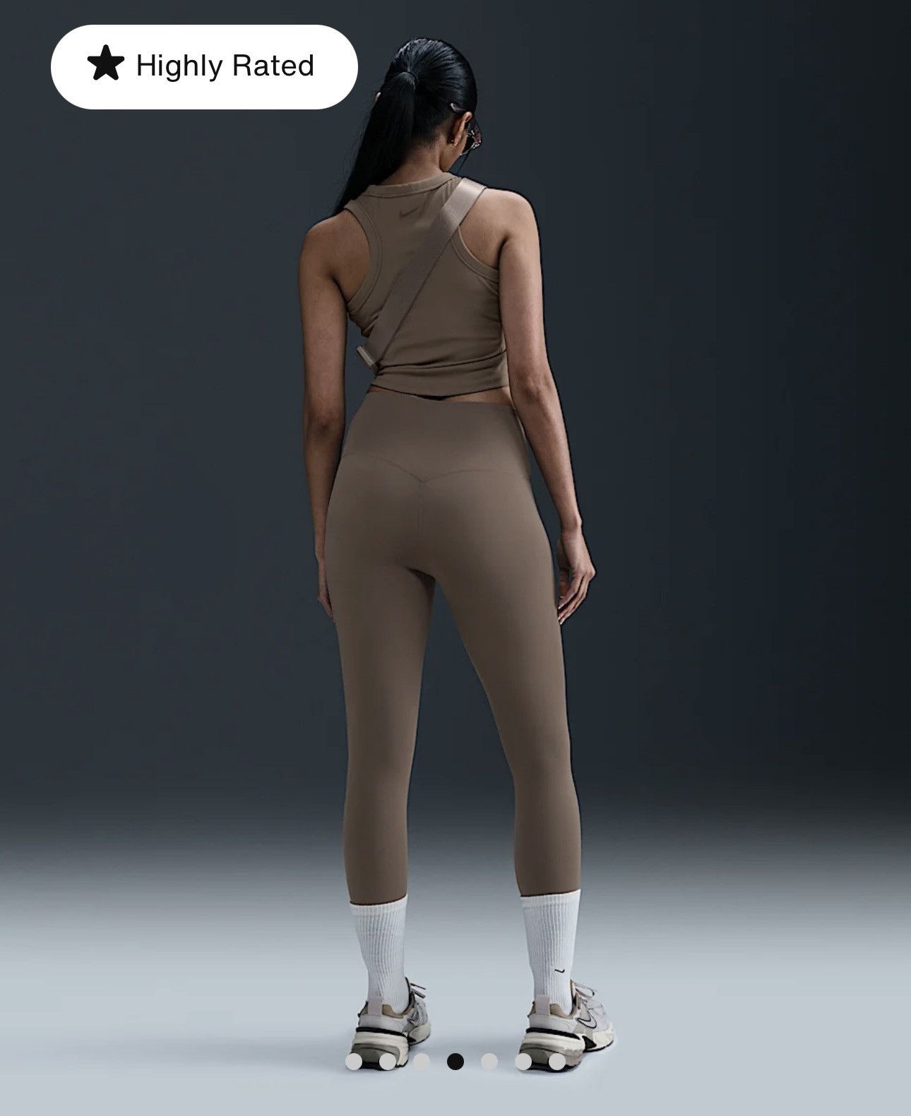 Nike Nike Zenvy Women's High-Waisted Full-Length Leggings Size 27" / US 4 / IT 40 - 4 Thumbnail