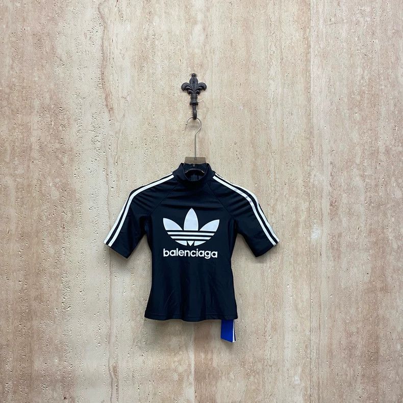 Balenciaga Balenciaga size 34 Adidas co-branded black logo cycling su Size XS / US 0-2 / IT 36-38 - 1 Thumbnail