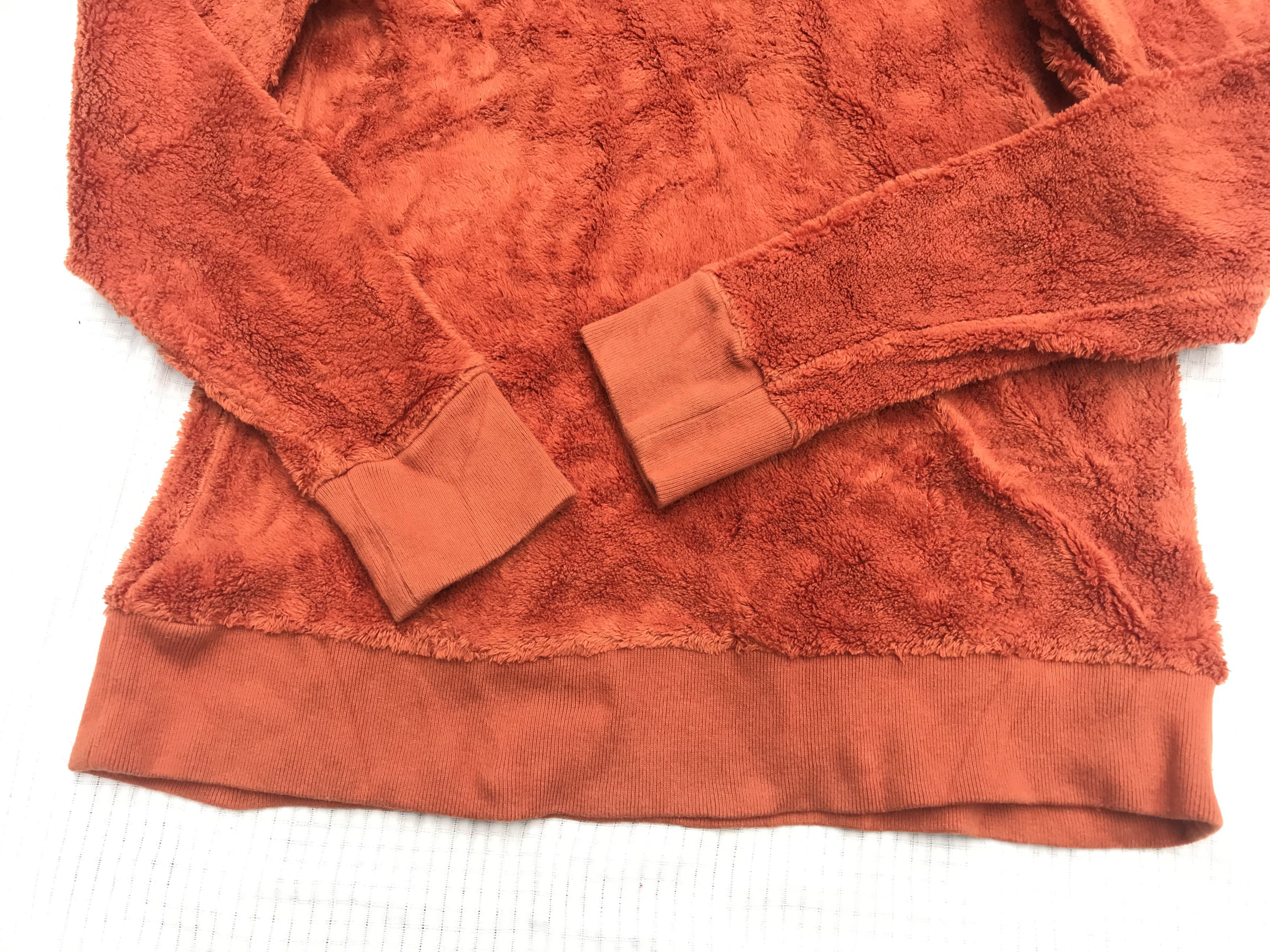 Edifice Japan (J207) Edifice 417 Japan Orange Fuzzy Fleece Sweatshirt Sz L Size US M / EU 48-50 / 2 - 5 Thumbnail
