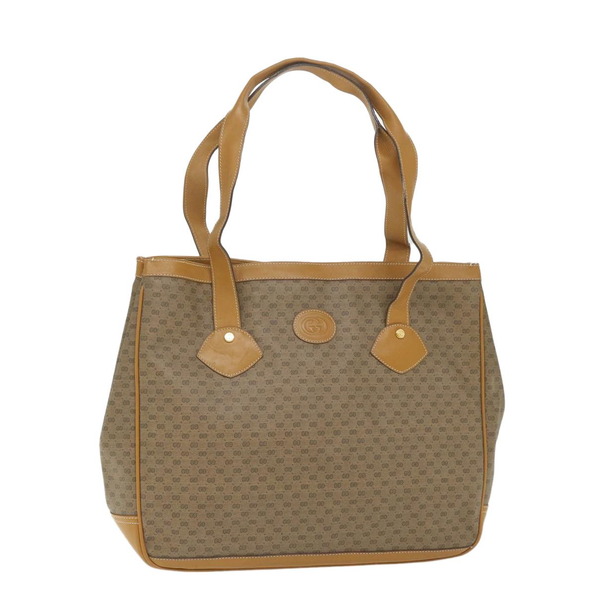 Gucci Gg Supreme Brown Canvas Tote Bag (Pre-Owned) Size ONE SIZE - 1 Thumbnail
