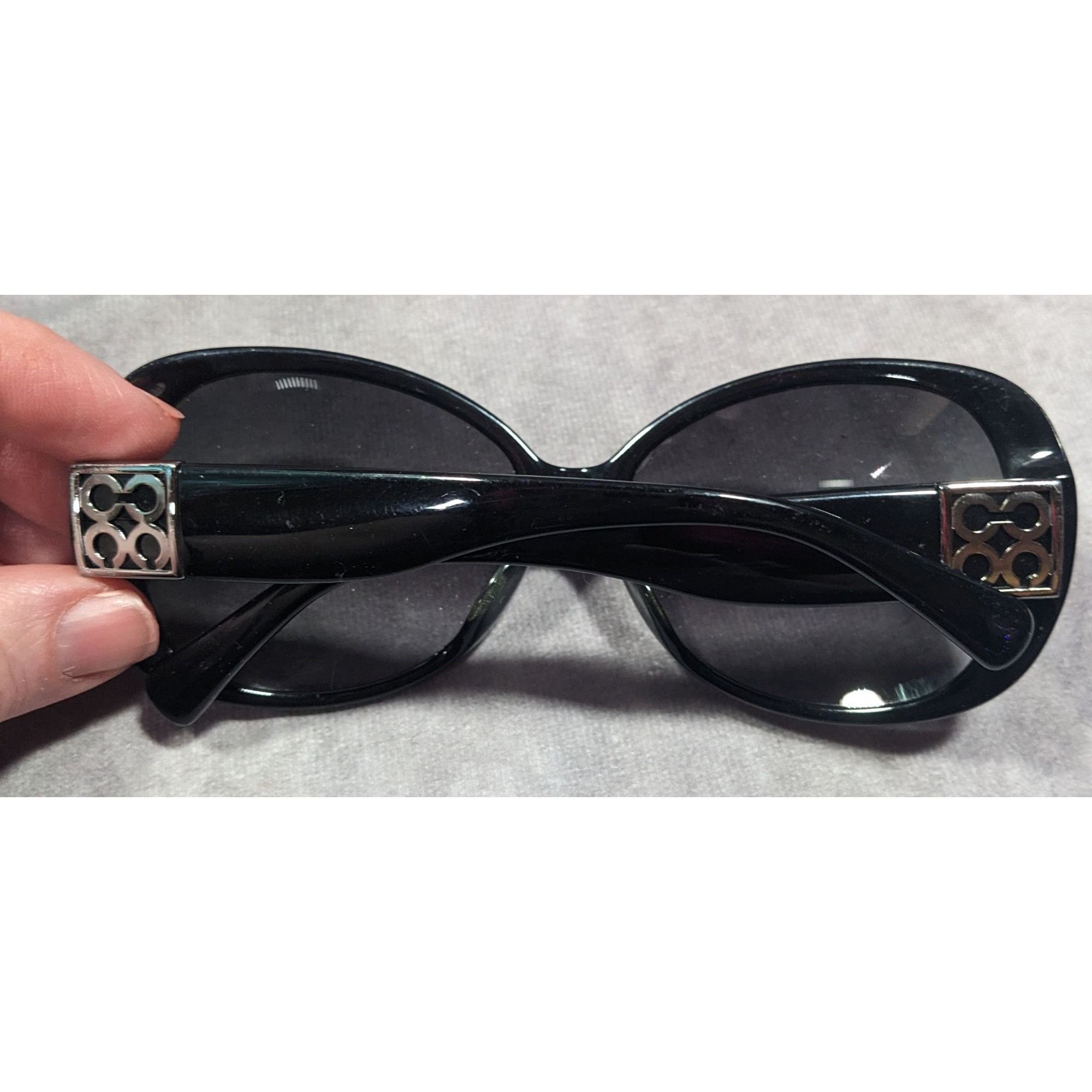 Coach Coach S2026 Black Monogram Black Sunglasses Size ONE SIZE - 7 Thumbnail