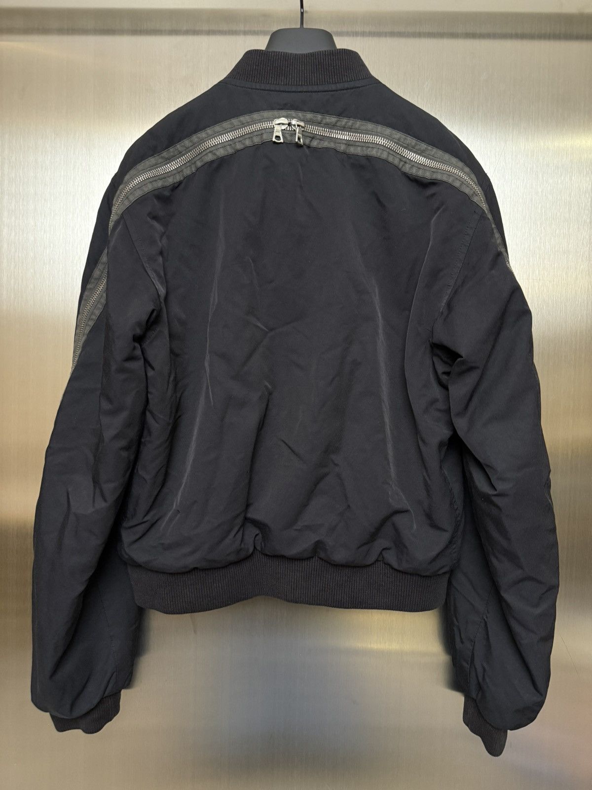 Dries Van Noten AW14 Backzip nylon bomber jacket Size US S / EU 44-46 / 1 - 1 Thumbnail