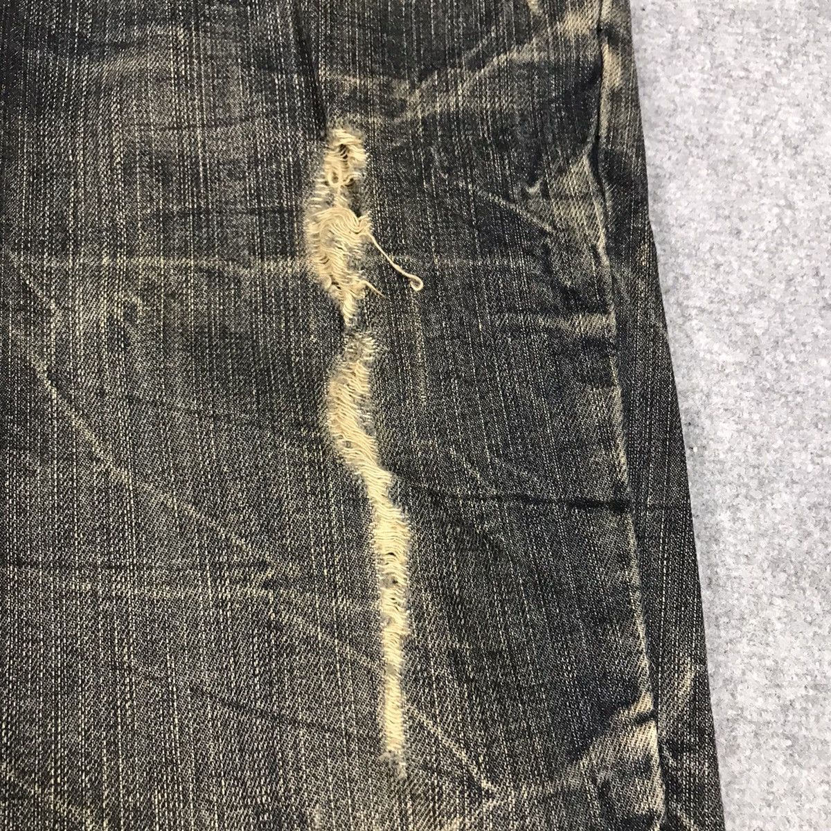 Japanese Brand × Le Grande Bleu (L.G.B.) DISTRESSED STYLE FLARE JENAS SEMANTICDESIGN BOOT CUT PANTS Size US 33 - 7 Thumbnail