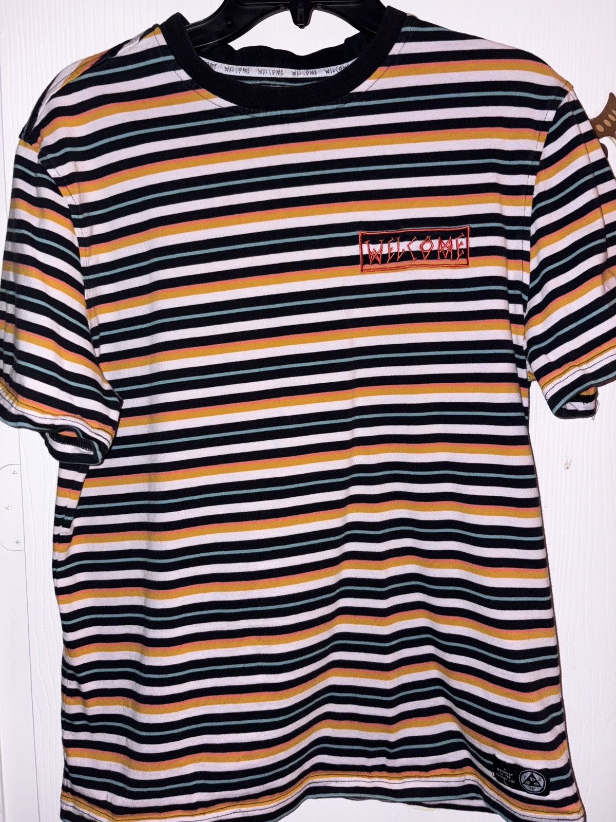 Welcome Skateboards welcome striped tee Size US L / EU 52-54 / 3 - 1 Thumbnail