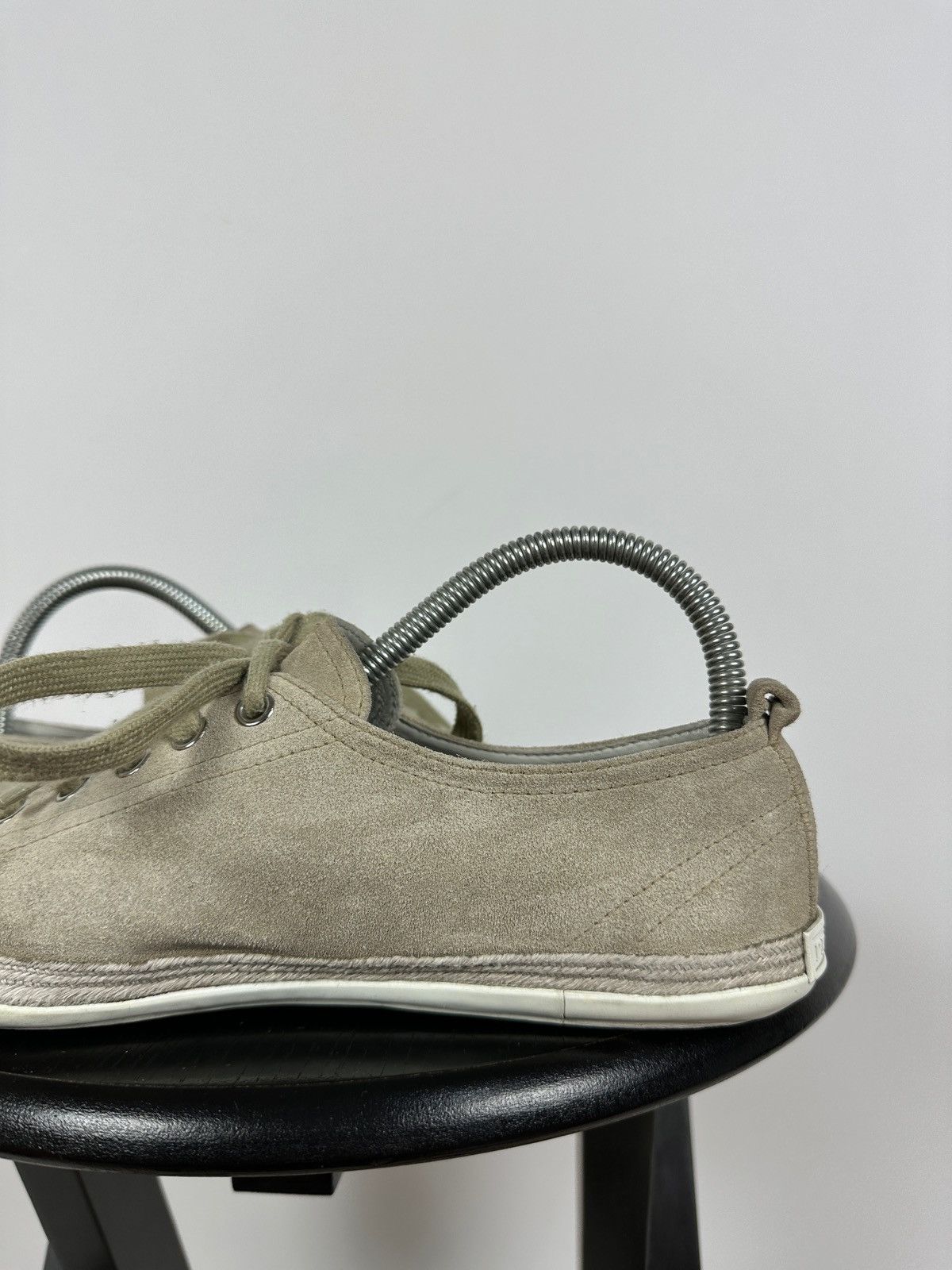 Prada Prada Suede Low Tops Red Tab Linea Rossa Trainers Sneakers Size US 8.5 / IT 38.5 - 21 Thumbnail