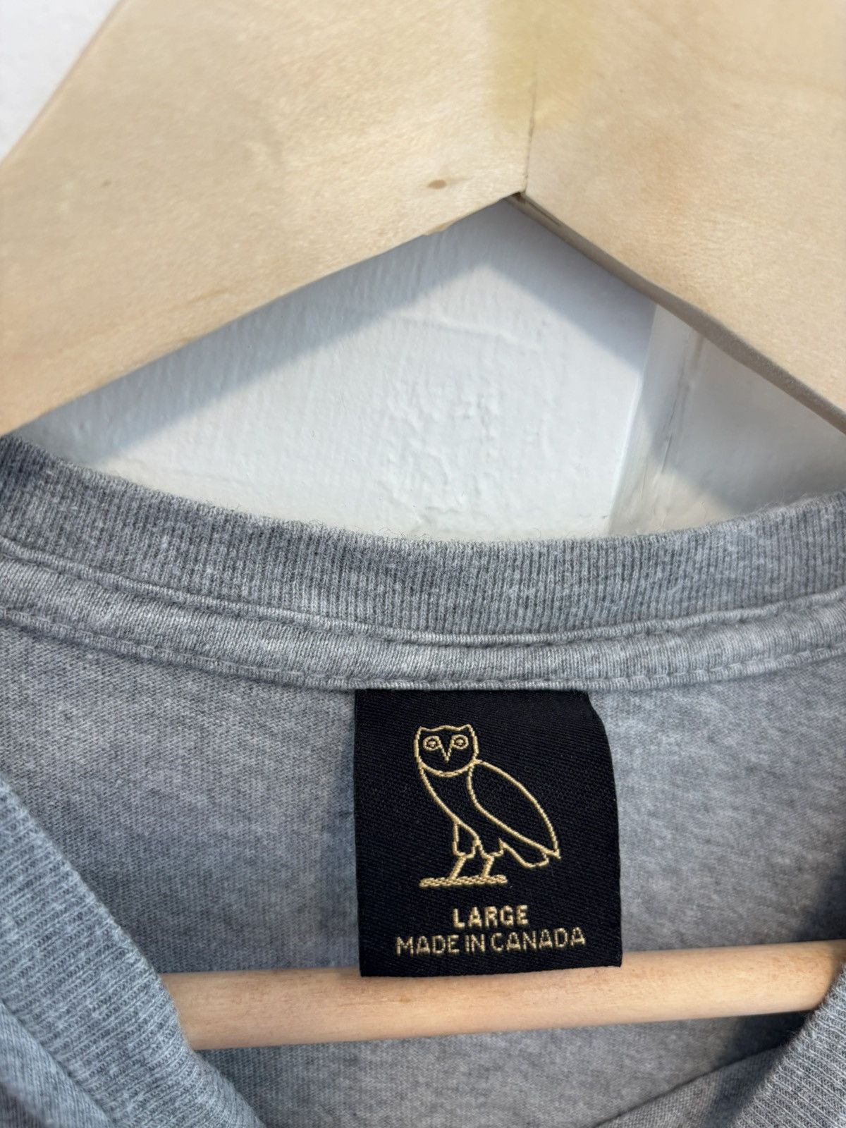 October's Very Own Grey Stone OVO Long Sleeve Size US L / EU 52-54 / 3 - 2 Thumbnail