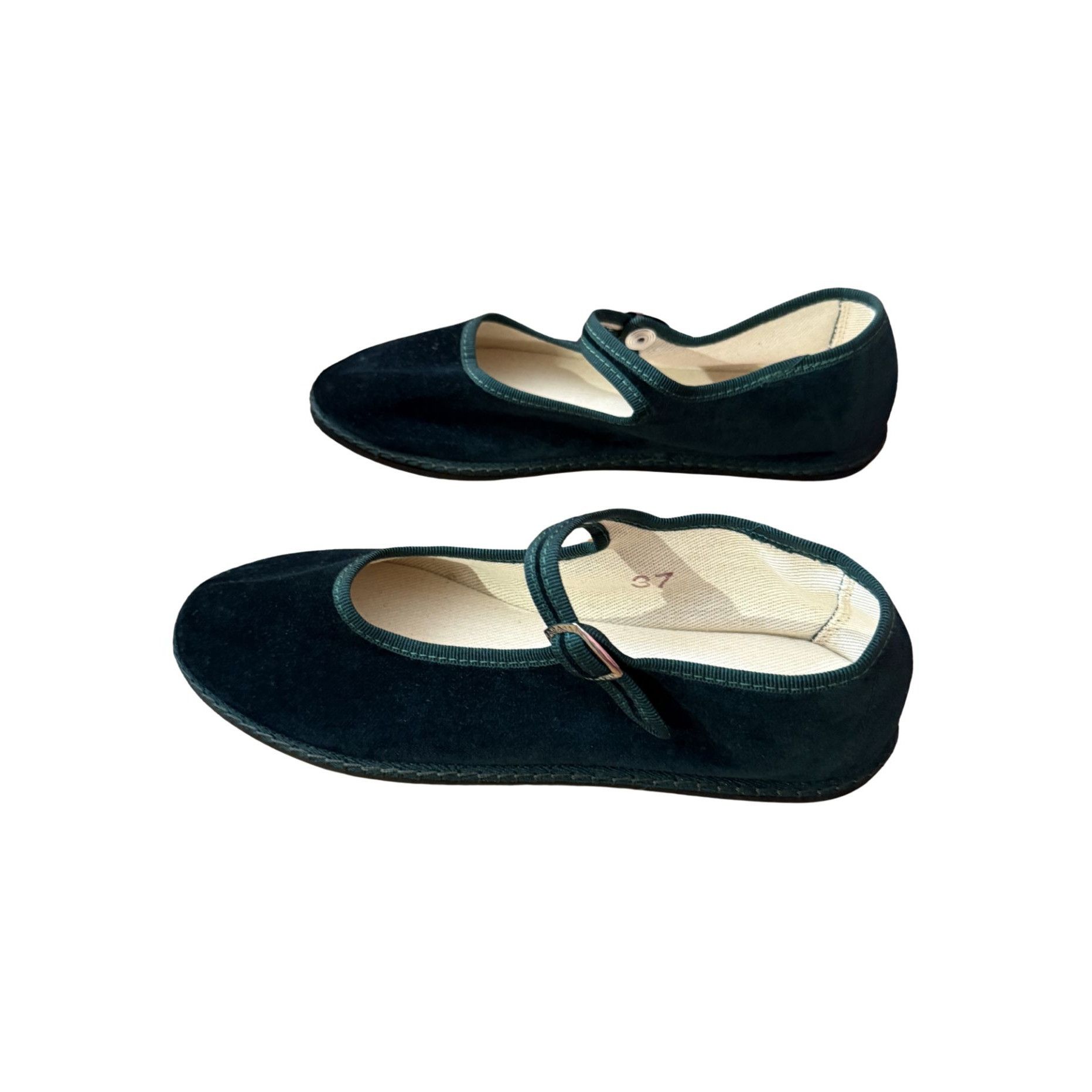 Other Vibivenezia Mary Jane Laguna Green Velvet Shoes NWOB $165 Sz Size US 7 / IT 37 - 7 Thumbnail