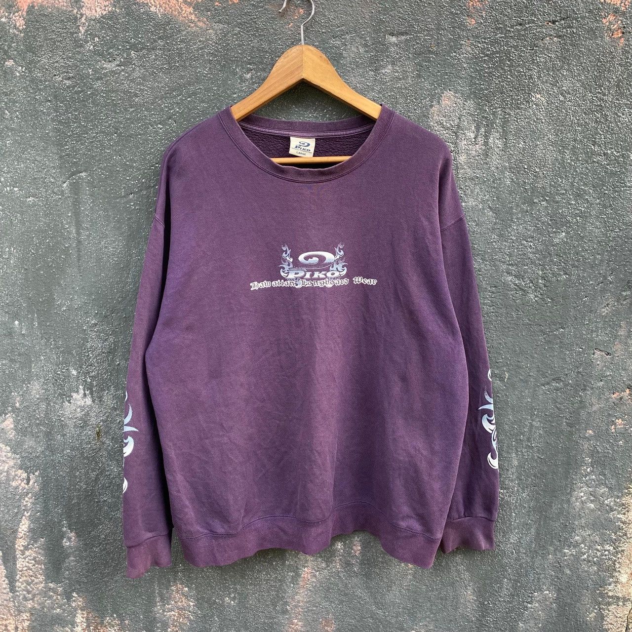 Vintage Vintage Faded Piko Hawaiian Longboard Wear Sweatshirt Size US L / EU 52-54 / 3 - 2 Thumbnail