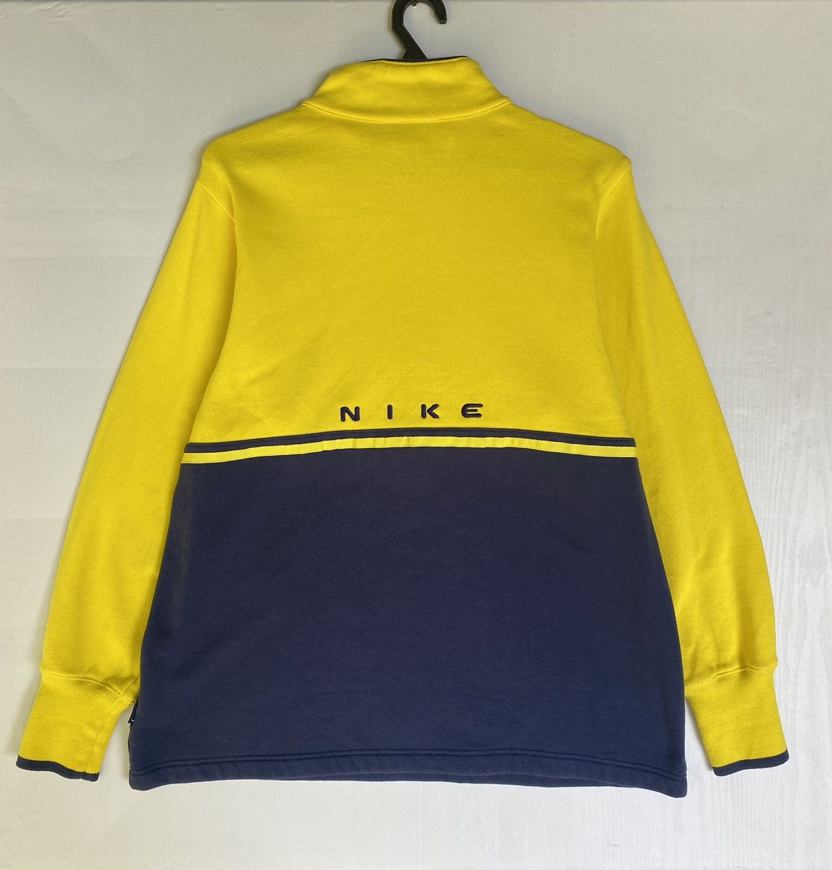 Nike Nike Vintage 90s Half Zip Sweatshirt Size M Swoosh Pullover Size US M / EU 48-50 / 2 - 2 Thumbnail