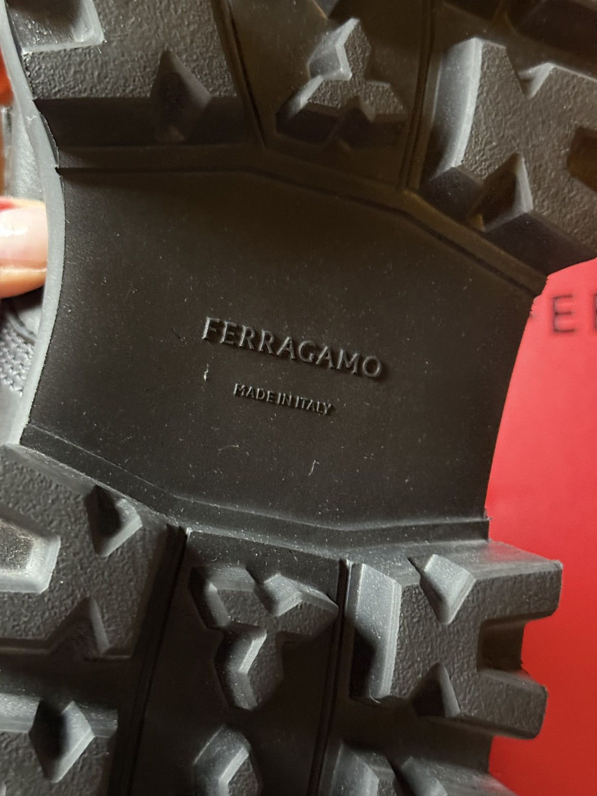 Salvatore Ferragamo Salvatore Ferragamo FARAWAY Black Leather Combat BOOT Size US 10 / EU 43 - 6 Thumbnail