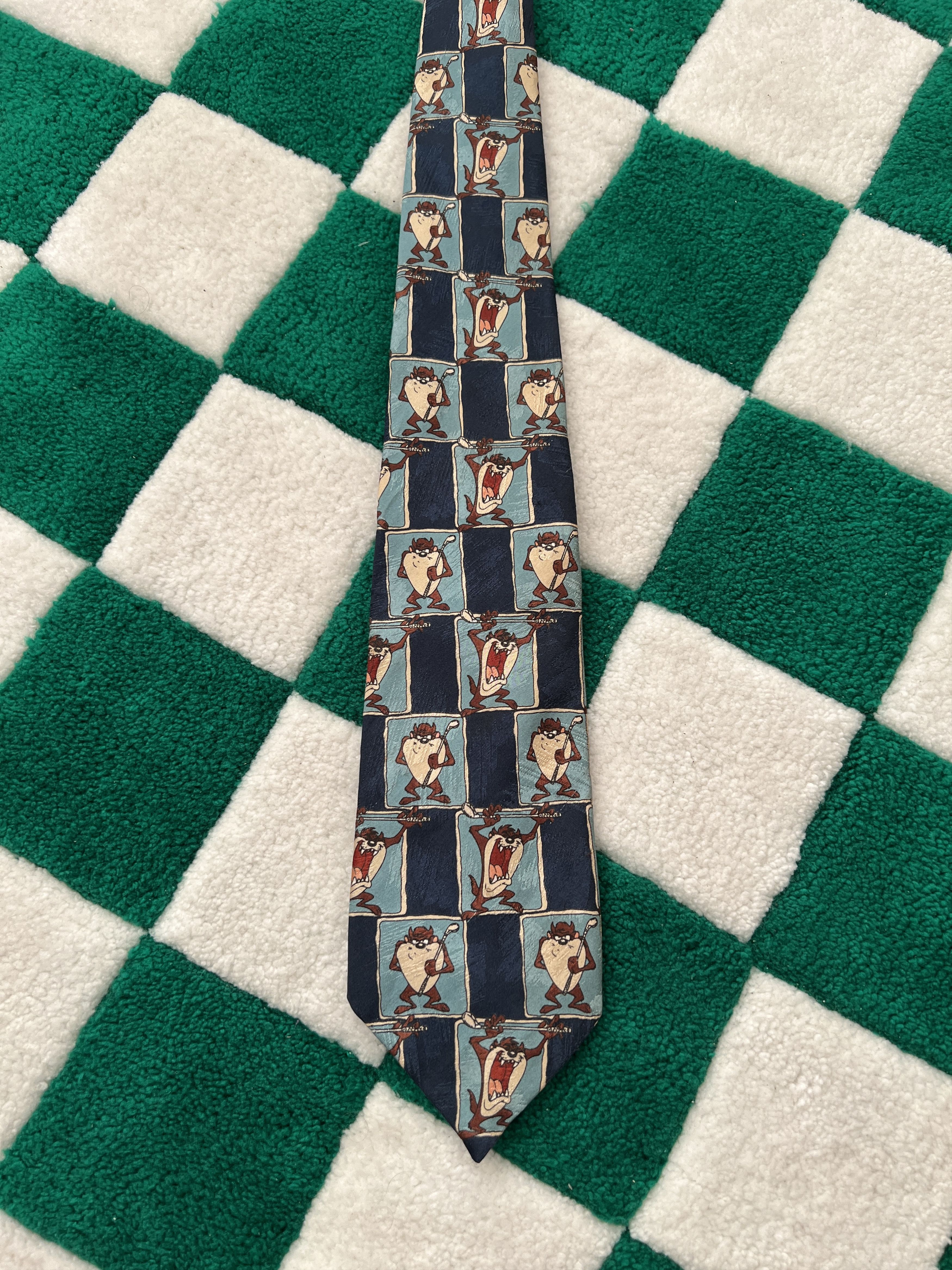 Cartoon Network Vintage 1998 Looney Tunes Taz Cartoon movie tie Size ONE SIZE - 1 Thumbnail