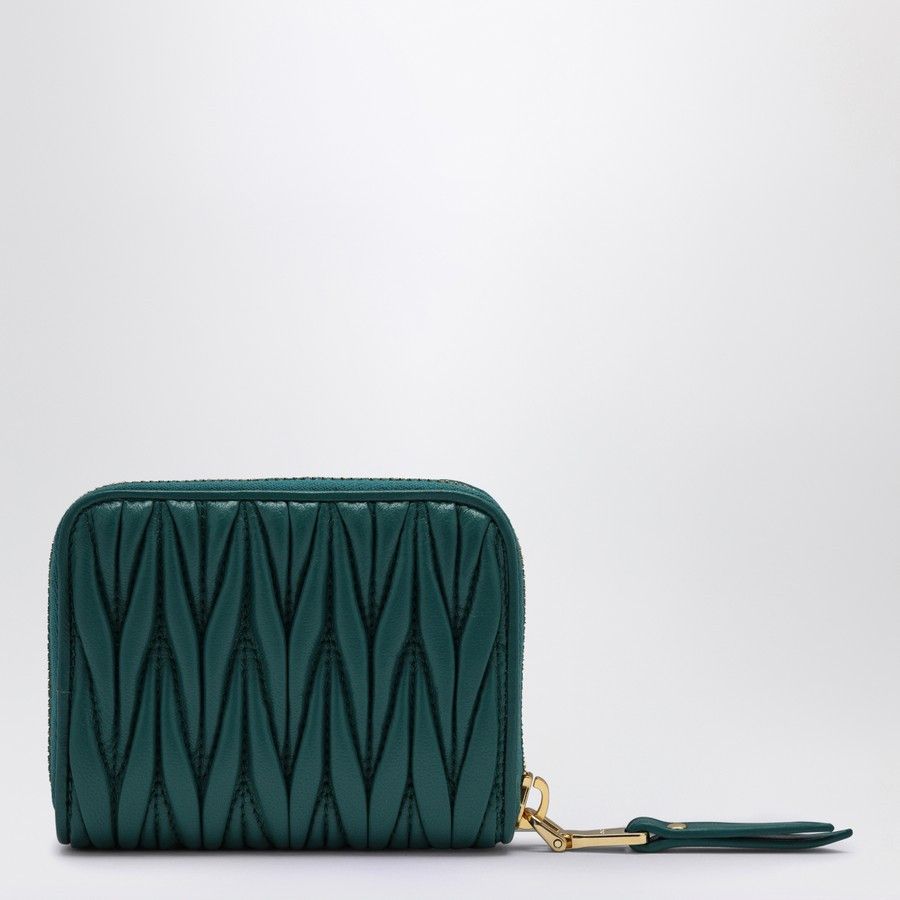 Miu Miu o1d2blof0924 Size: OS / Wallet in Green Size ONE SIZE - 3 Thumbnail