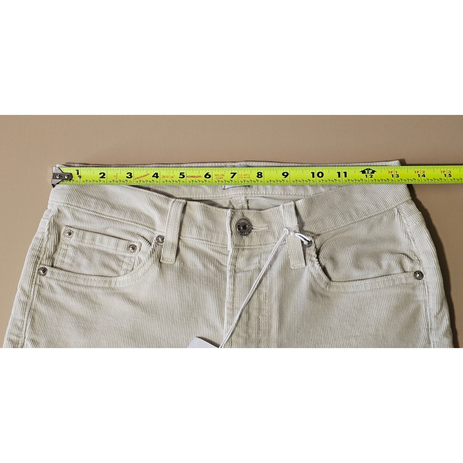 Edwin NWT Anthropologie EDWIN Bree Glacier Corduroy Pants Jeans 26 Size 26" / US 2 / IT 38 - 3 Thumbnail