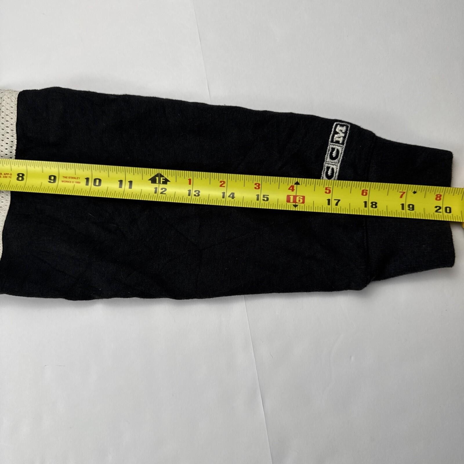 Ccm CCM Boston Bruins Hockey Full Zip Hoodie Large Black Gold Size L / US 10 / IT 46 - 5 Thumbnail