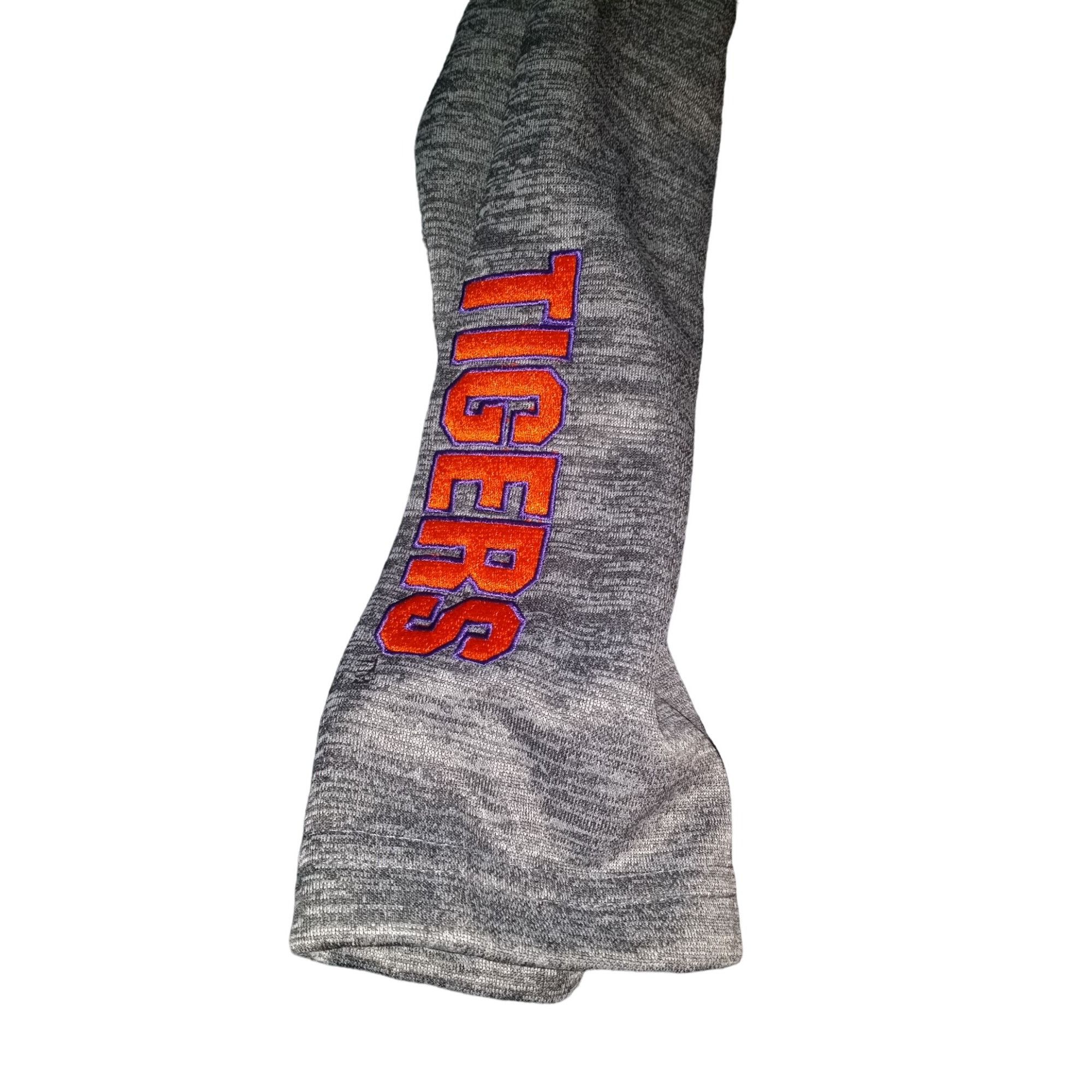 NCAA Clemson Tigers Pullover Men Sz L NCAA Colosseum Gray Orange Size US L / EU 52-54 / 3 - 6 Thumbnail