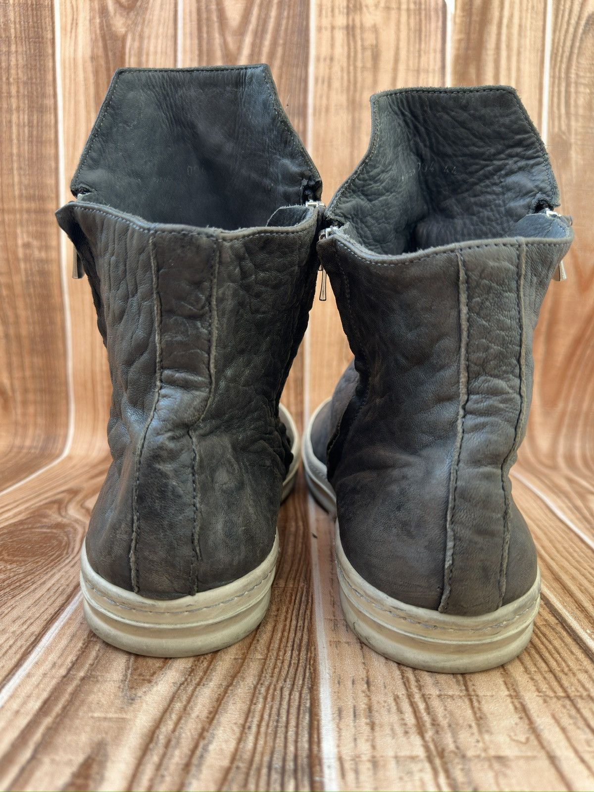 Officine Creative Officine Creative Double Zip up boots Like Rick Owens Size US 12 / EU 45 - 9 Thumbnail