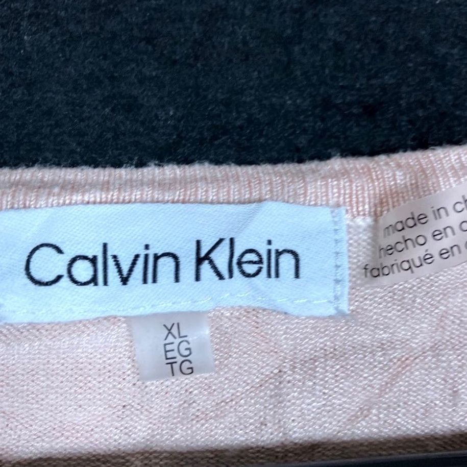 Calvin Klein Calvin Klein Womens Shirt Pink Gold Grommet Trim Lightweight Long Sleeve XL Size M / US 6-8 / IT 42-44 - 6 Thumbnail