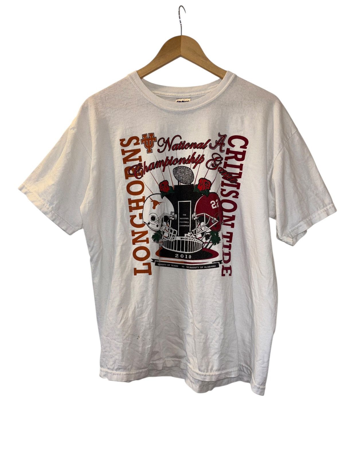 Gildan 2010 UT V. Alabama National Championship Game Tee Size US L / EU 52-54 / 3 - 1 Thumbnail