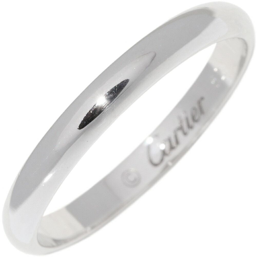 Cartier Cartier Cartier 1895 Wedding Ring Pt950 Ring Size 52 Precious Metal Ring B40125 DUTY FREE for USA Size ONE SIZE - 1 Thumbnail